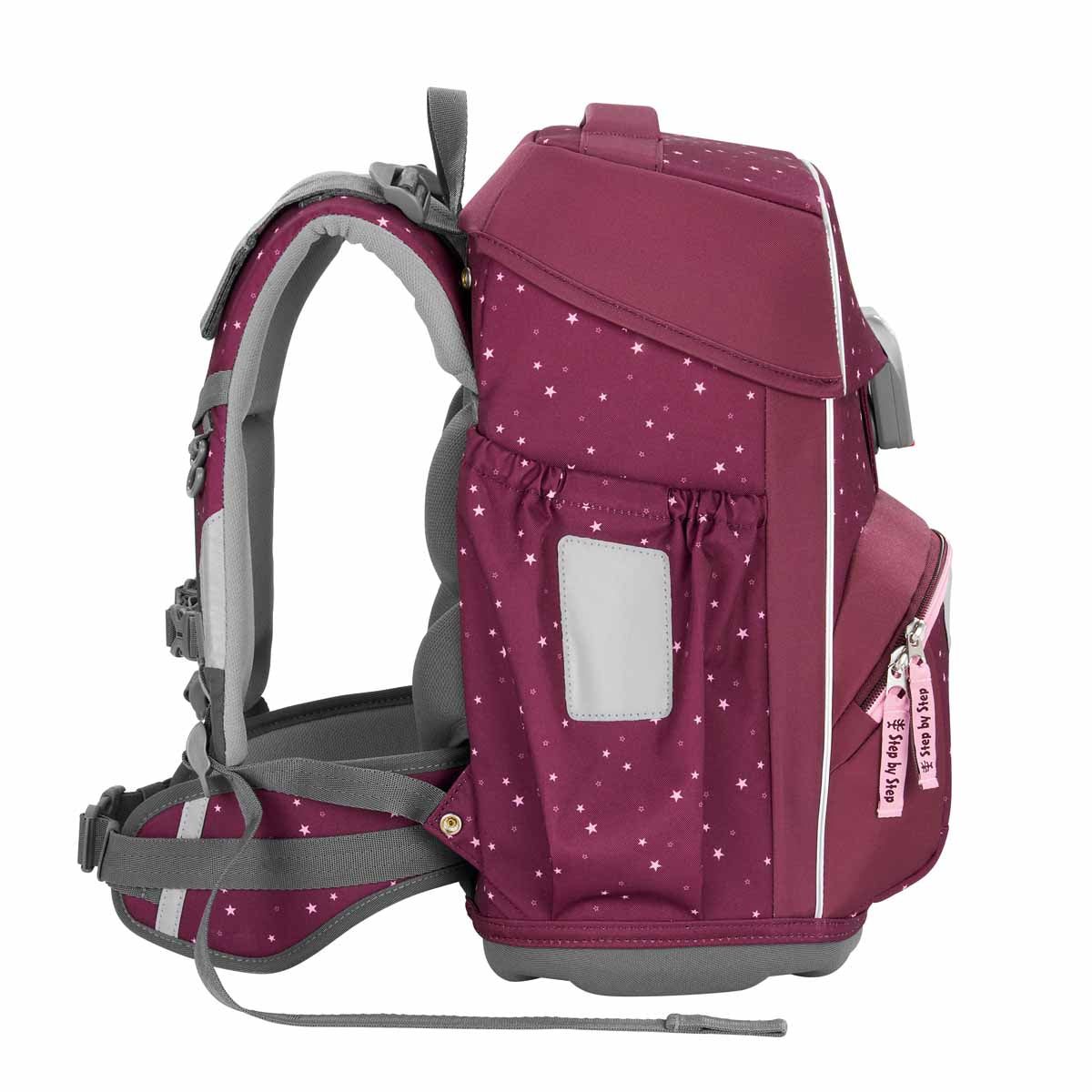 Step by Step Basis Schulranzen-Set, Berry Stars