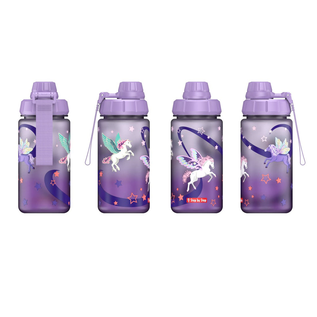 Step by Step Trinkflasche Dreamy Pegasus in Lila, dritte Ansicht