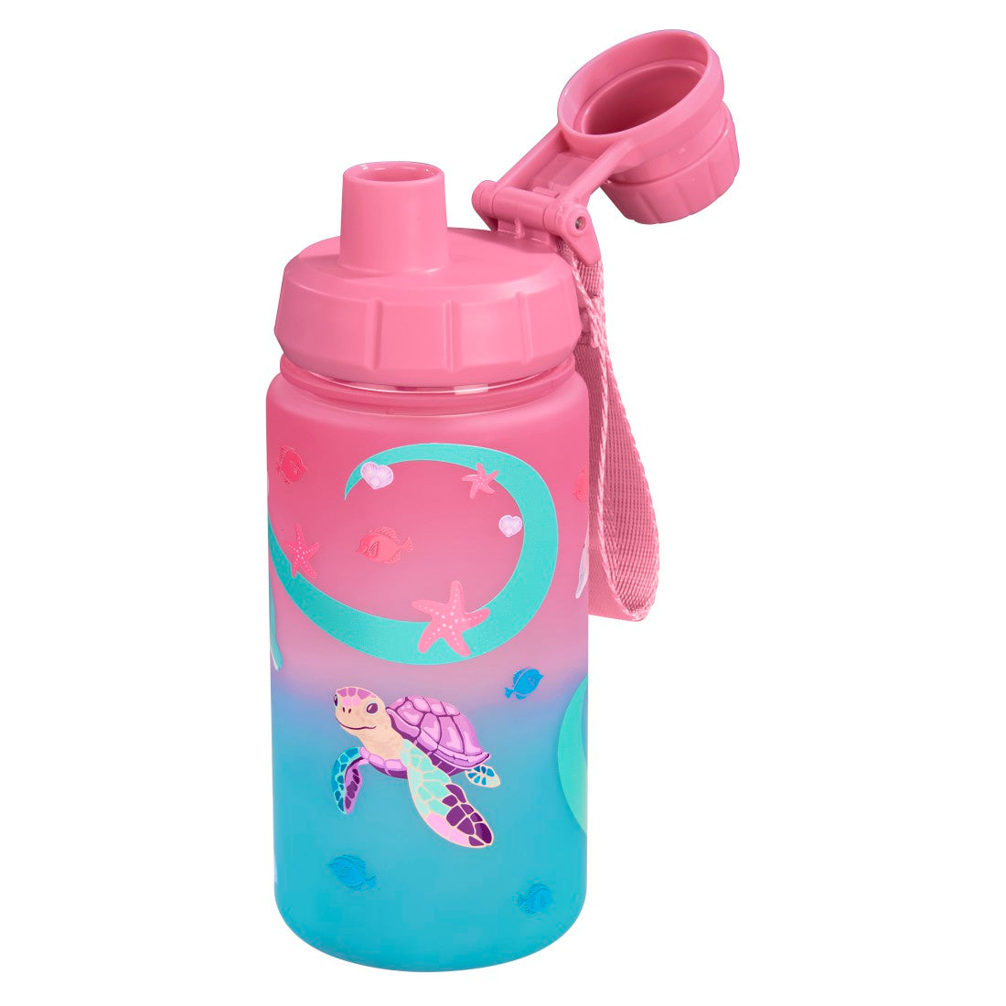 Step by Step Trinkflasche Sealife in Rosa, zweite Produktansicht