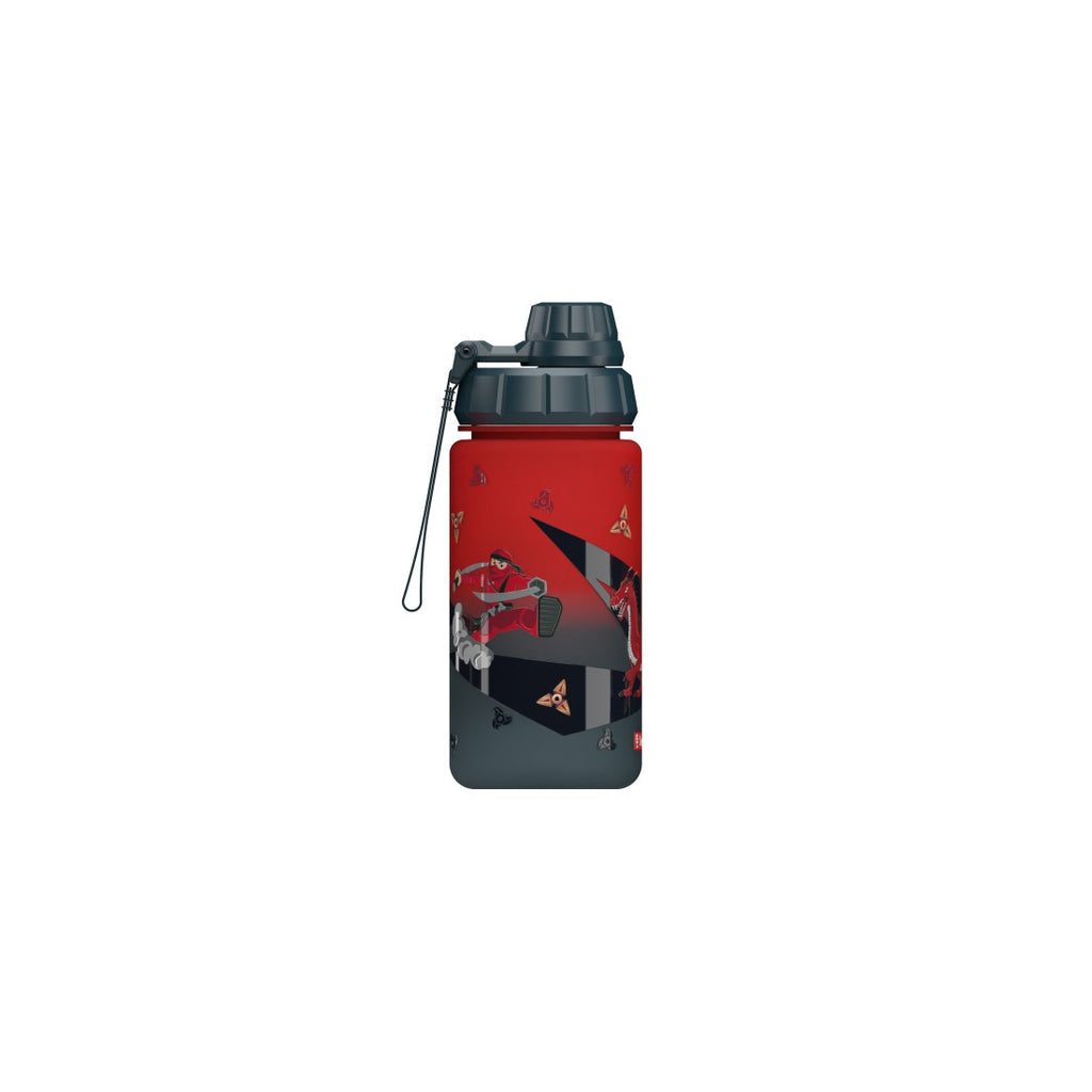 Step by Step Trinkflasche Warrior in Rot und Schwarz