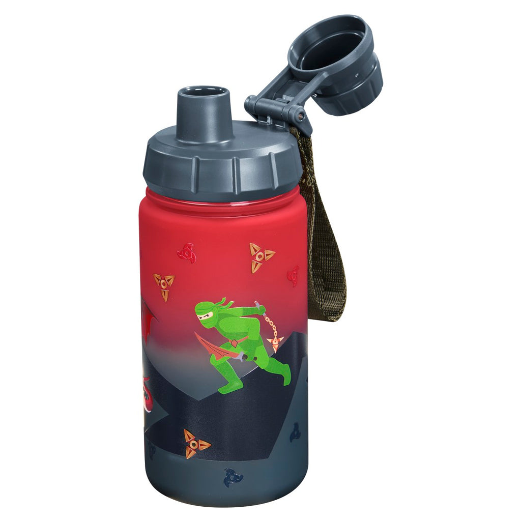 Step by Step Trinkflasche Warrior in Rot und Schwarz, zweite Ansicht