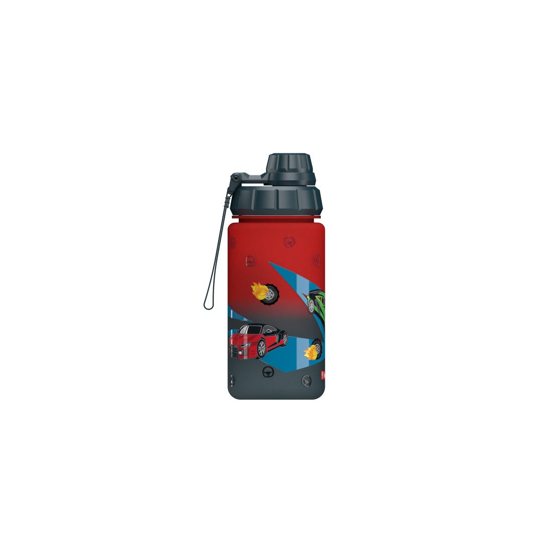 Step by Step Trinkflasche Car in Rot und Schwarz
