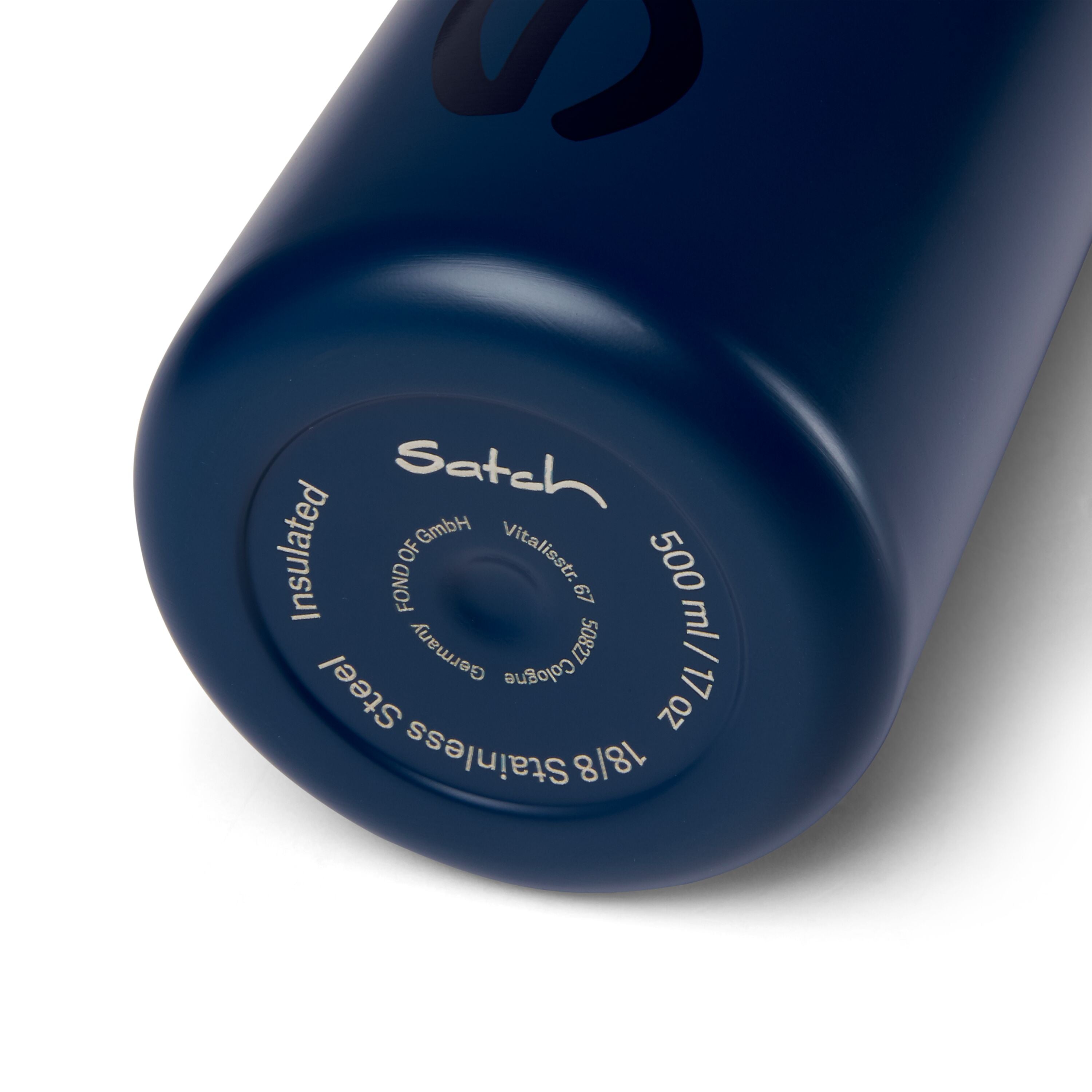 Satch Edelstahl Trinkflasche, Blue – Produktansicht 1
