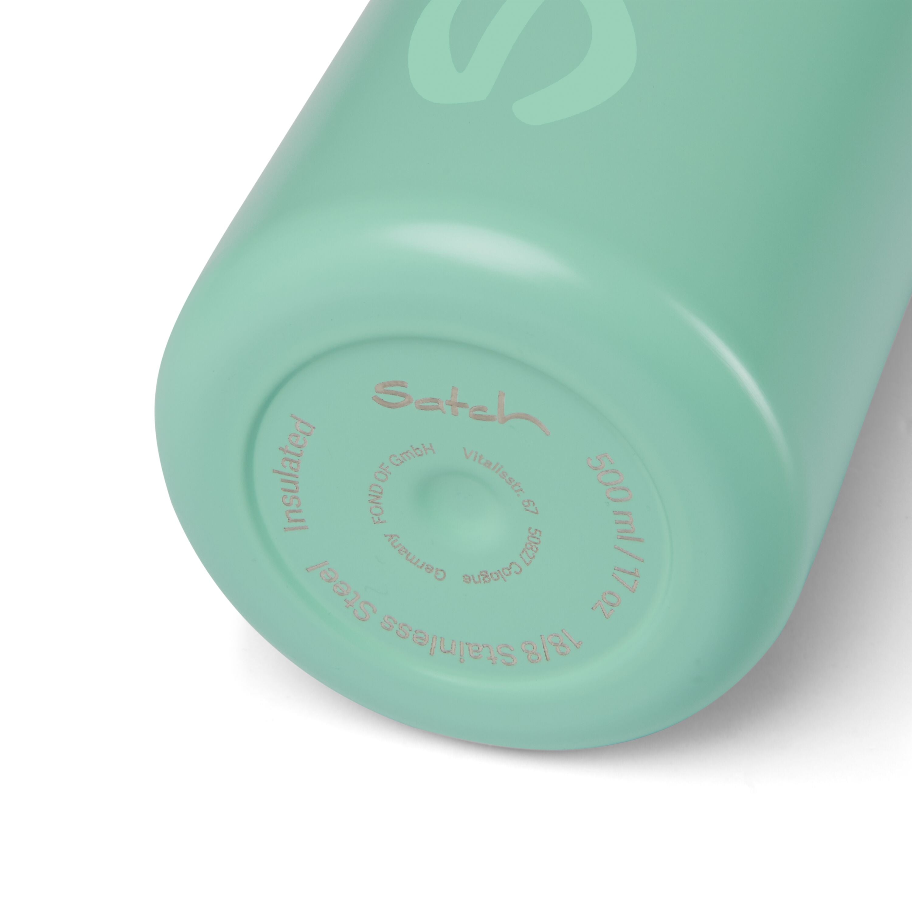 Satch Edelstahl Trinkflasche, Mint – Produktansicht 1