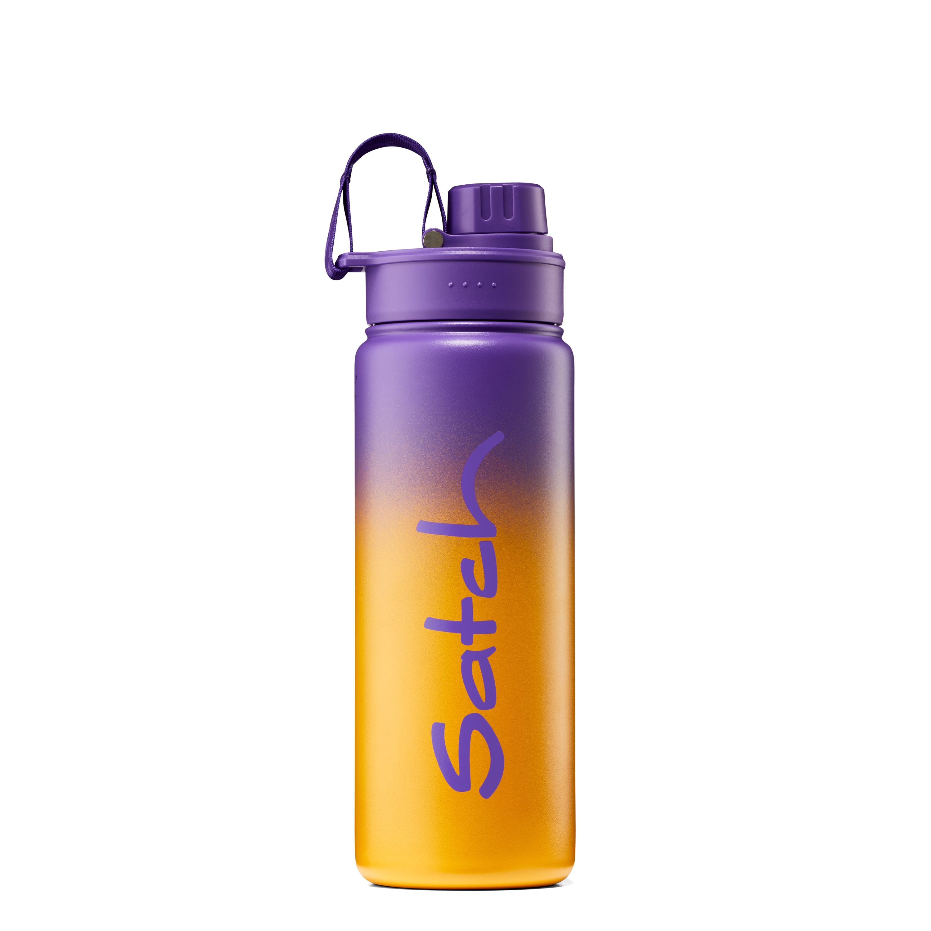 Satch Edelstahl Trinkflasche, Purple Graffiti – Produktansicht 1