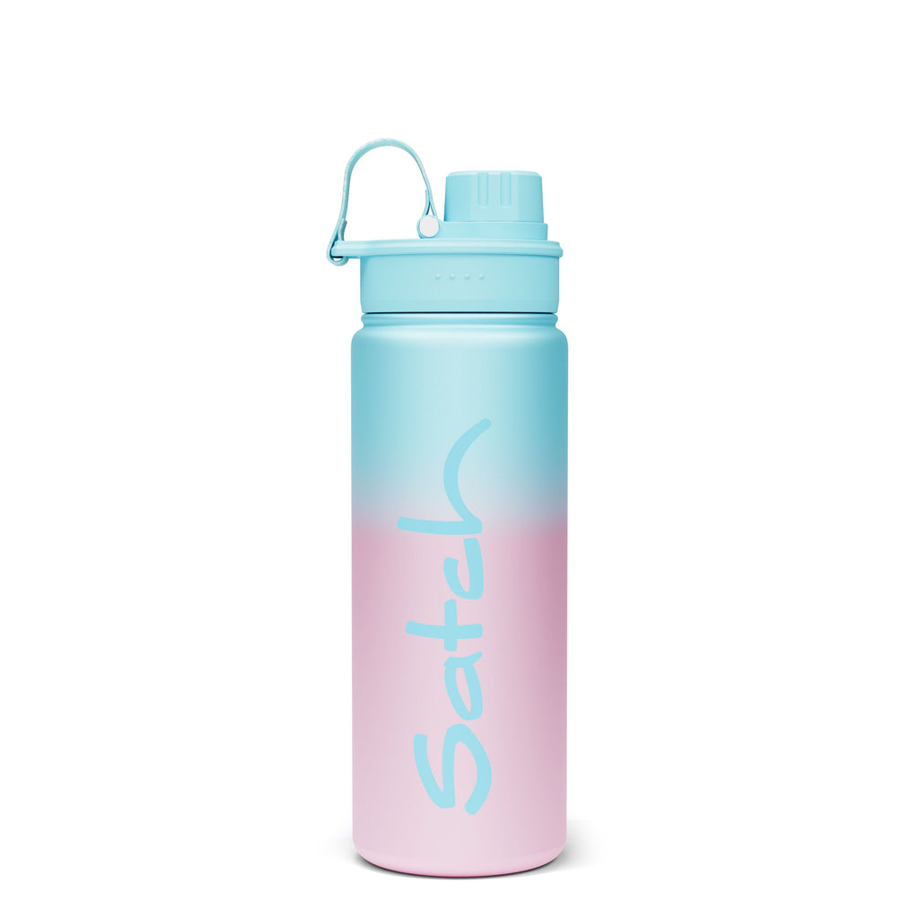 Satch Edelstahl Trinkflasche, Light Blue Graffiti – Produktansicht 1