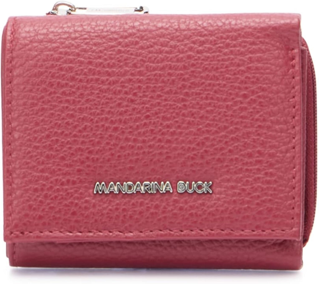 Mandarina Duck Mellow Leather Geldbörse, Grape – Ansicht 1