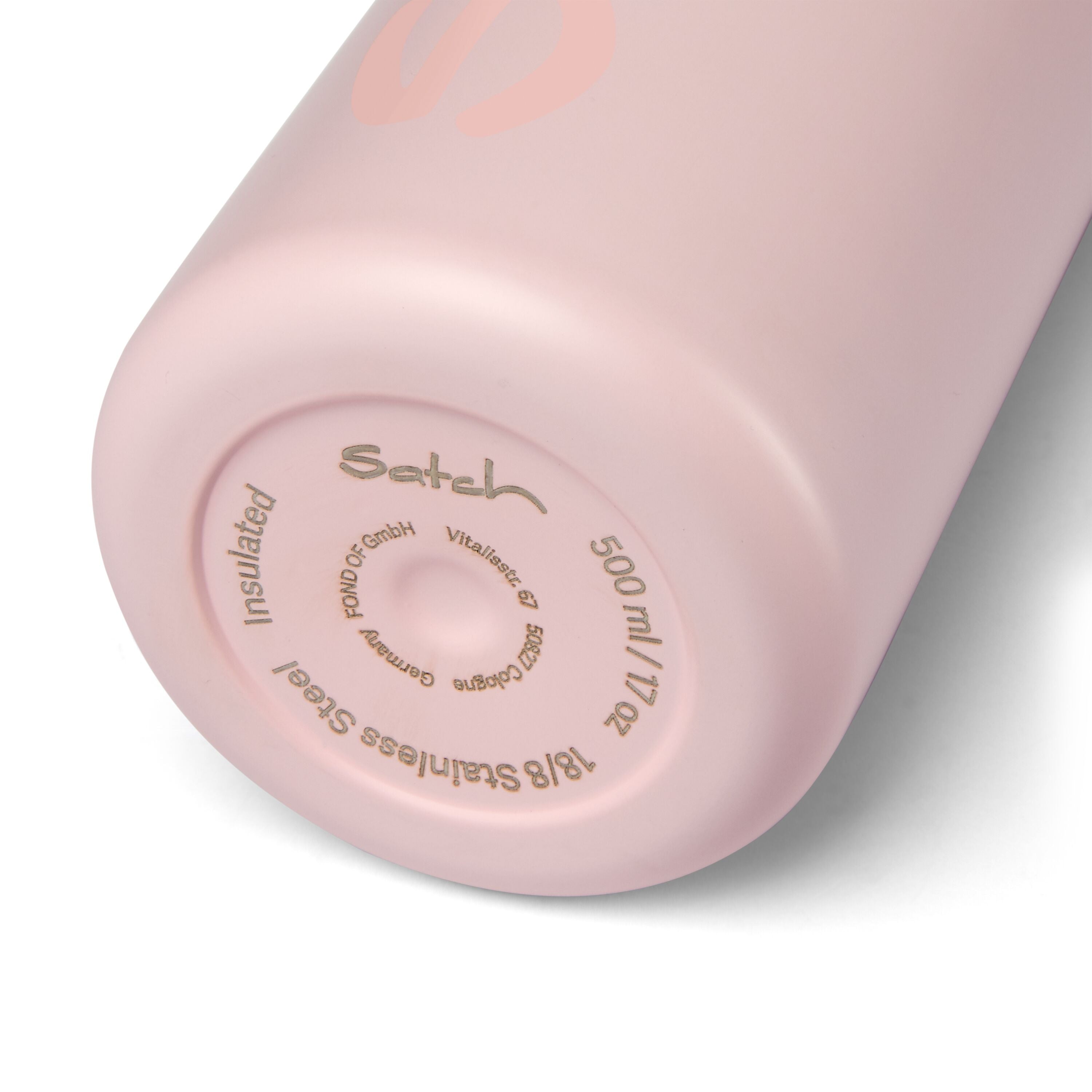 Satch Edelstahl Trinkflasche, Rose – Produktansicht 2
