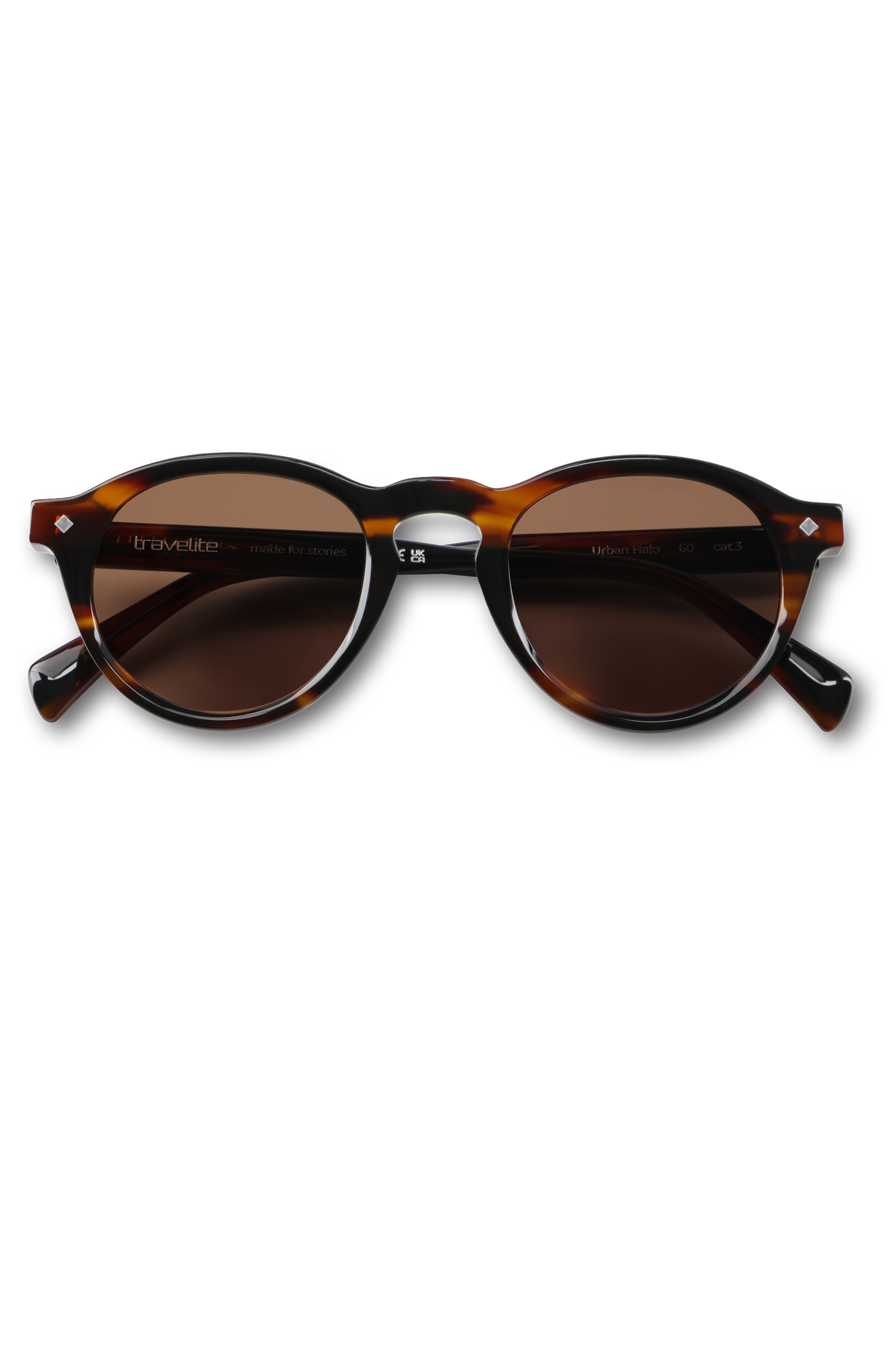 Travelite URBAN HALO Sonnenbrille, Brown Tortoise – Produktansicht 3