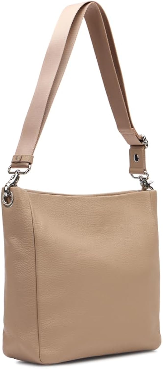 Mandarina Duck Mellow Leather Crossover, Warm Taupe – Ansicht 2