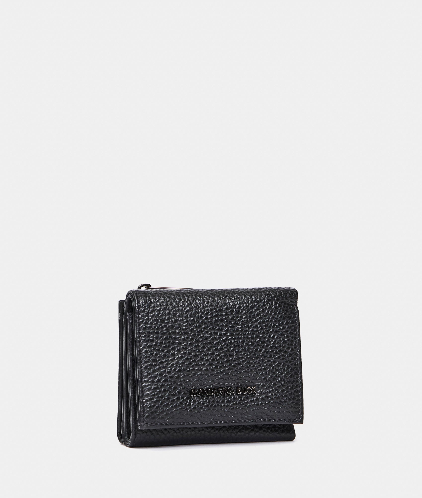 Mandarina Duck Mellow Leather Geldbörse, Nero – Ansicht 2