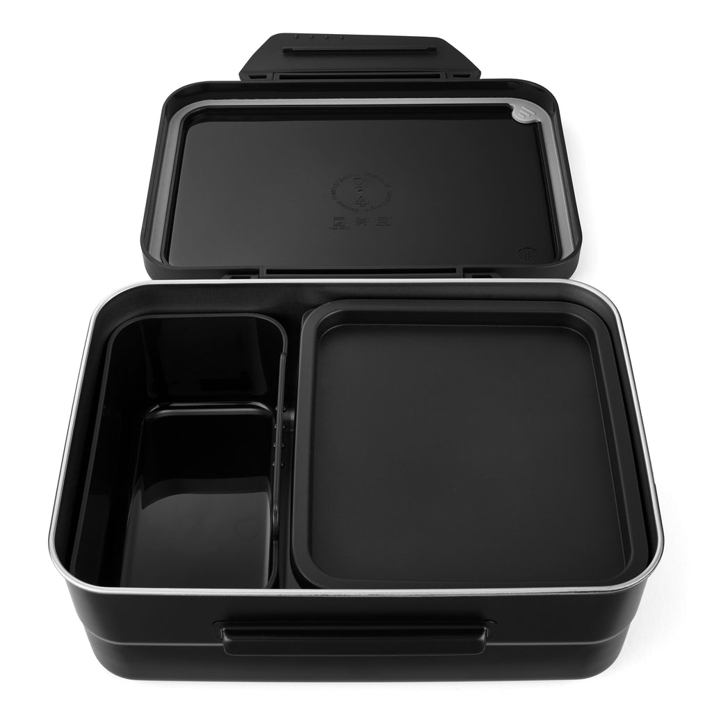 Satch Edelstahl Brotdose, Black – Produktansicht 3