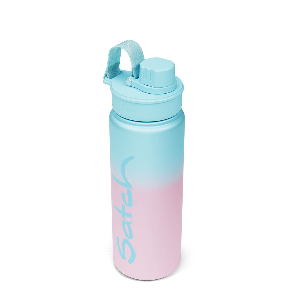 Satch Edelstahl Trinkflasche, Light Blue Graffiti – Produktansicht 3