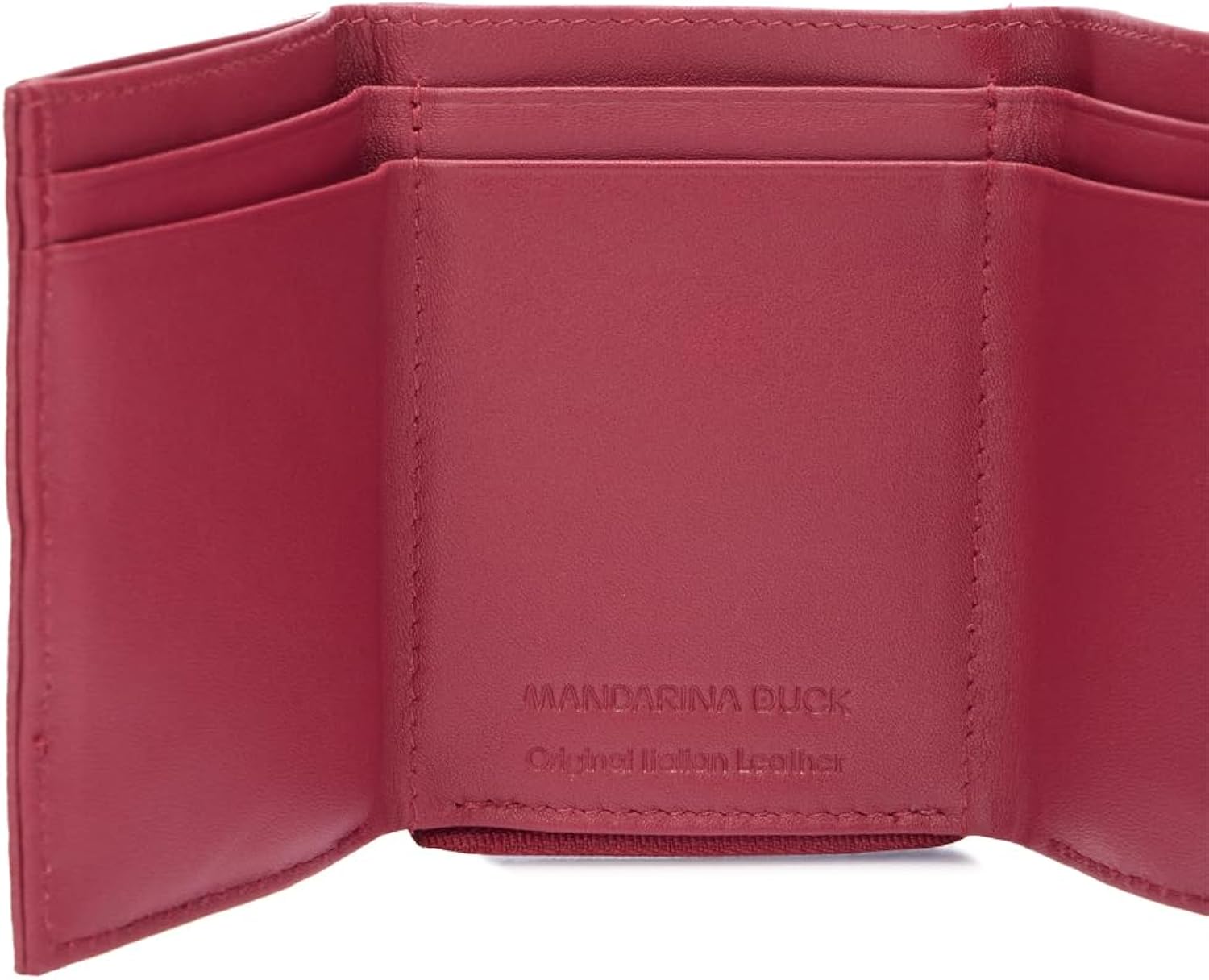 Mandarina Duck Mellow Leather Geldbörse, Grape – Ansicht 3