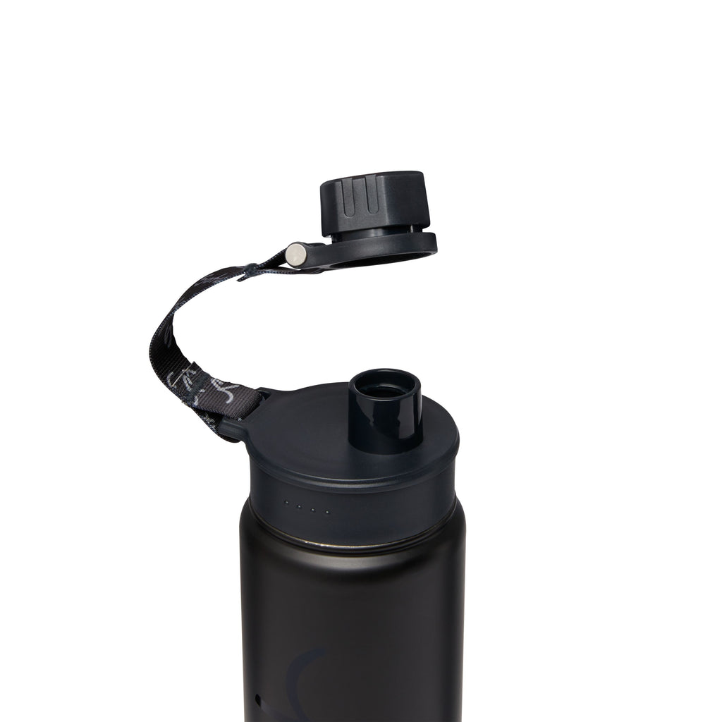 Satch Edelstahl Trinkflasche, Schwarz – Produktansicht 4