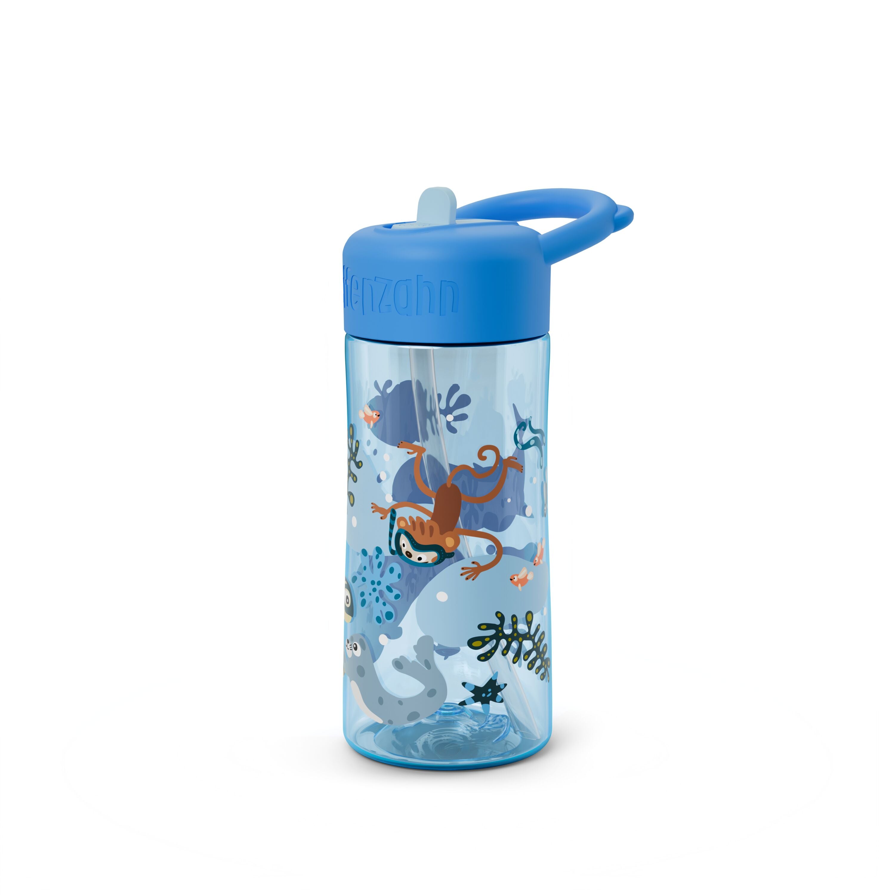 Affenzahn Kunststoff Trinkflasche, Unendliche Unterwasserwelt – Produktansicht 4
