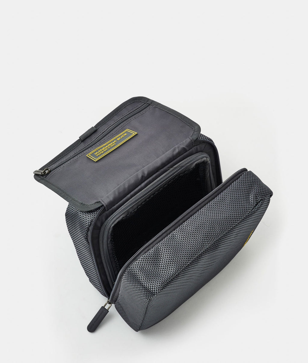 Mandarina Duck Zephyr Kulturtasche M, Graphite – Ansicht 4