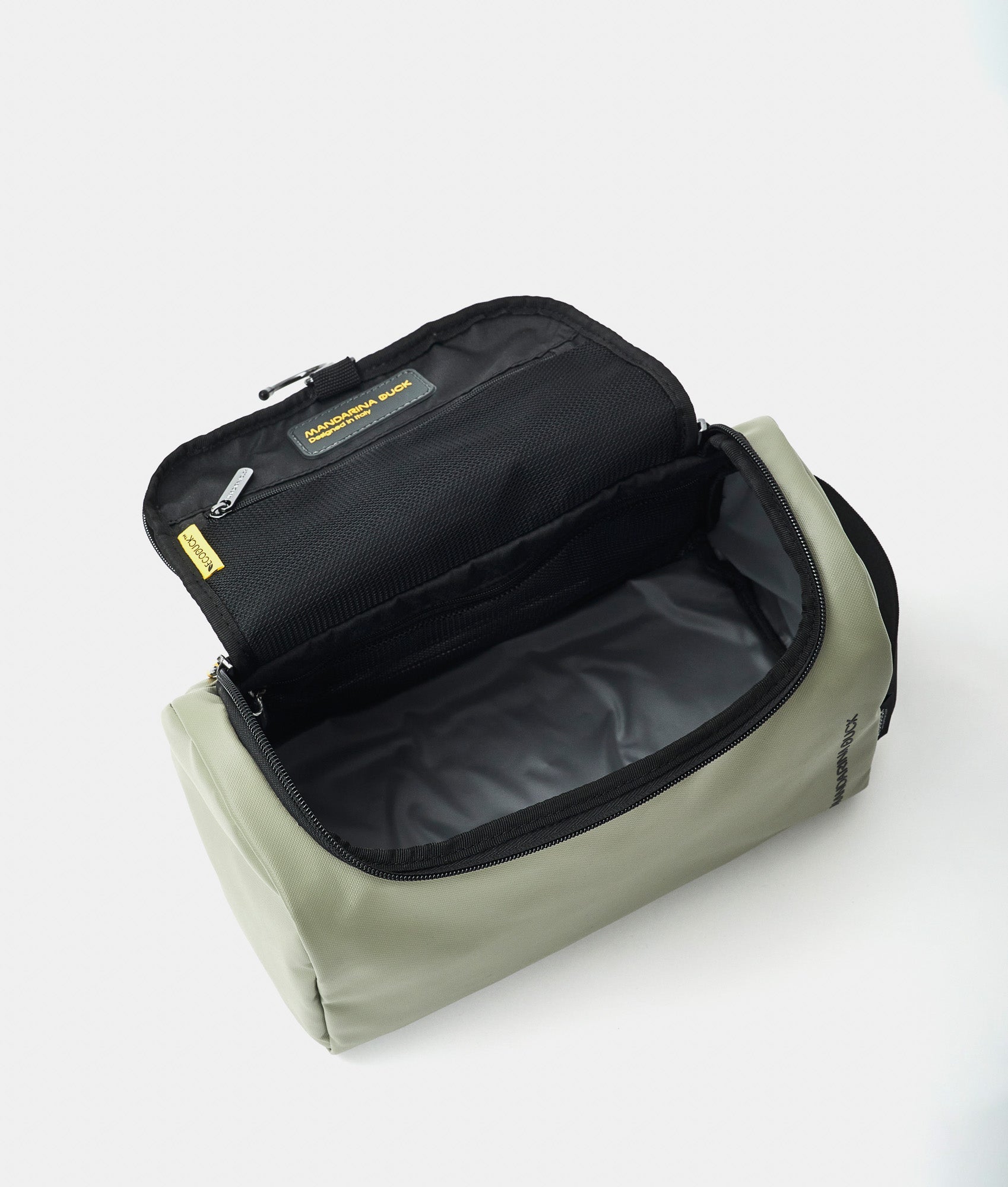 Mandarina Duck Eco Coated Kulturtasche, Mud – Ansicht 4