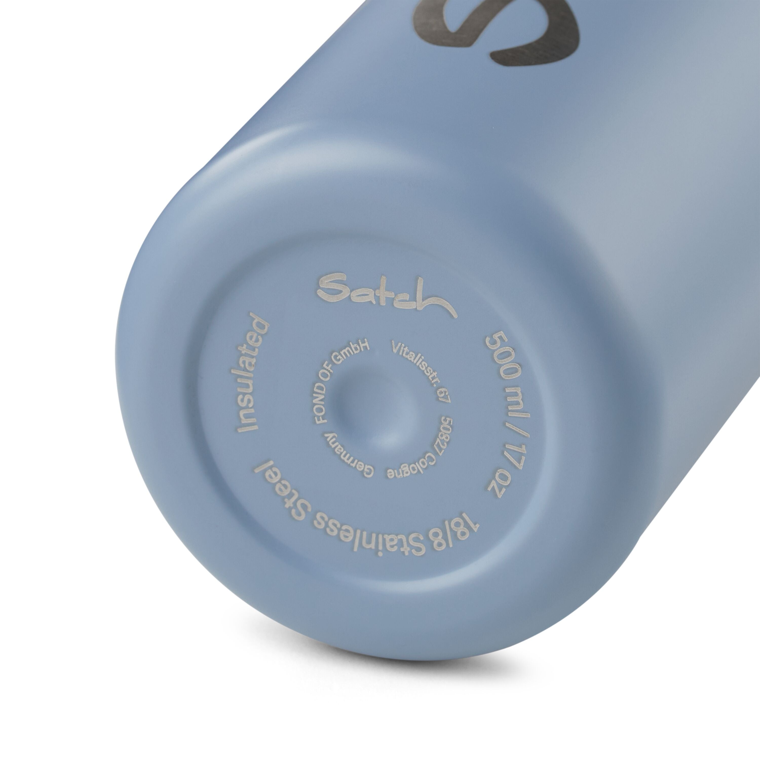 Satch Edelstahl Trinkflasche, Nordic Ice Blue – Produktansicht 5