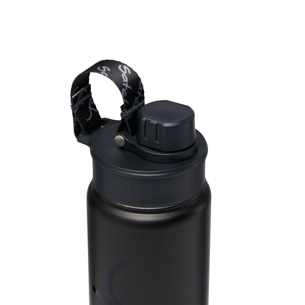 Satch Edelstahl Trinkflasche, Schwarz – Produktansicht 5