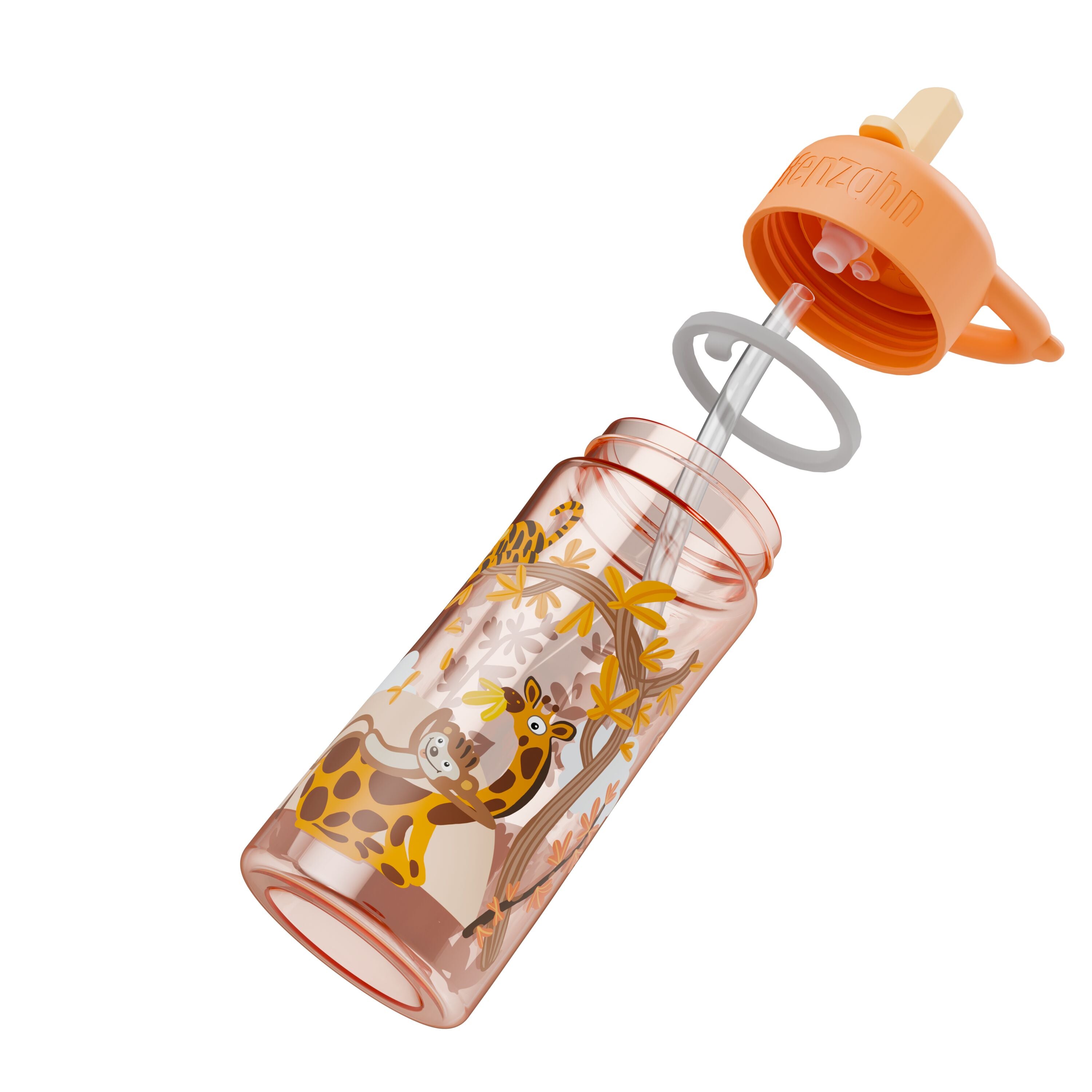 Affenzahn Kunststoff Trinkflasche, Sonnige Savanne – Produktansicht 5