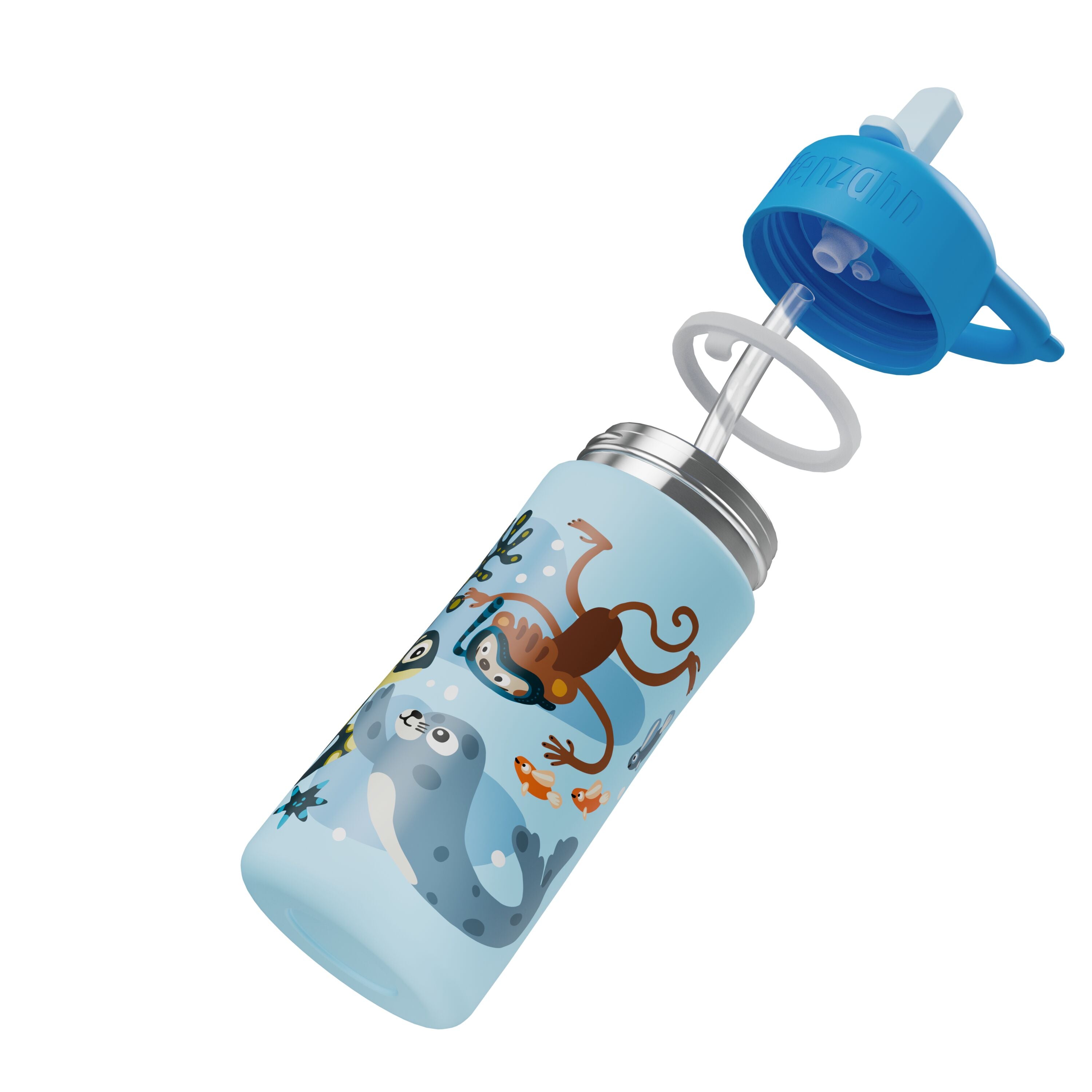 Affenzahn Edelstahl Trinkflasche, Unendliche Unterwasserwelt – Produktansicht 5
