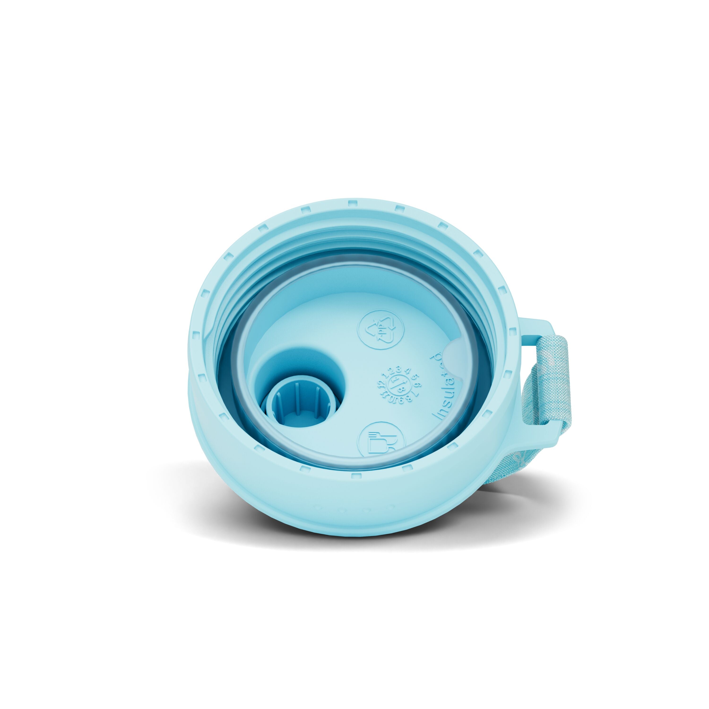 Satch Edelstahl Trinkflasche, Light Blue Graffiti – Produktansicht 5