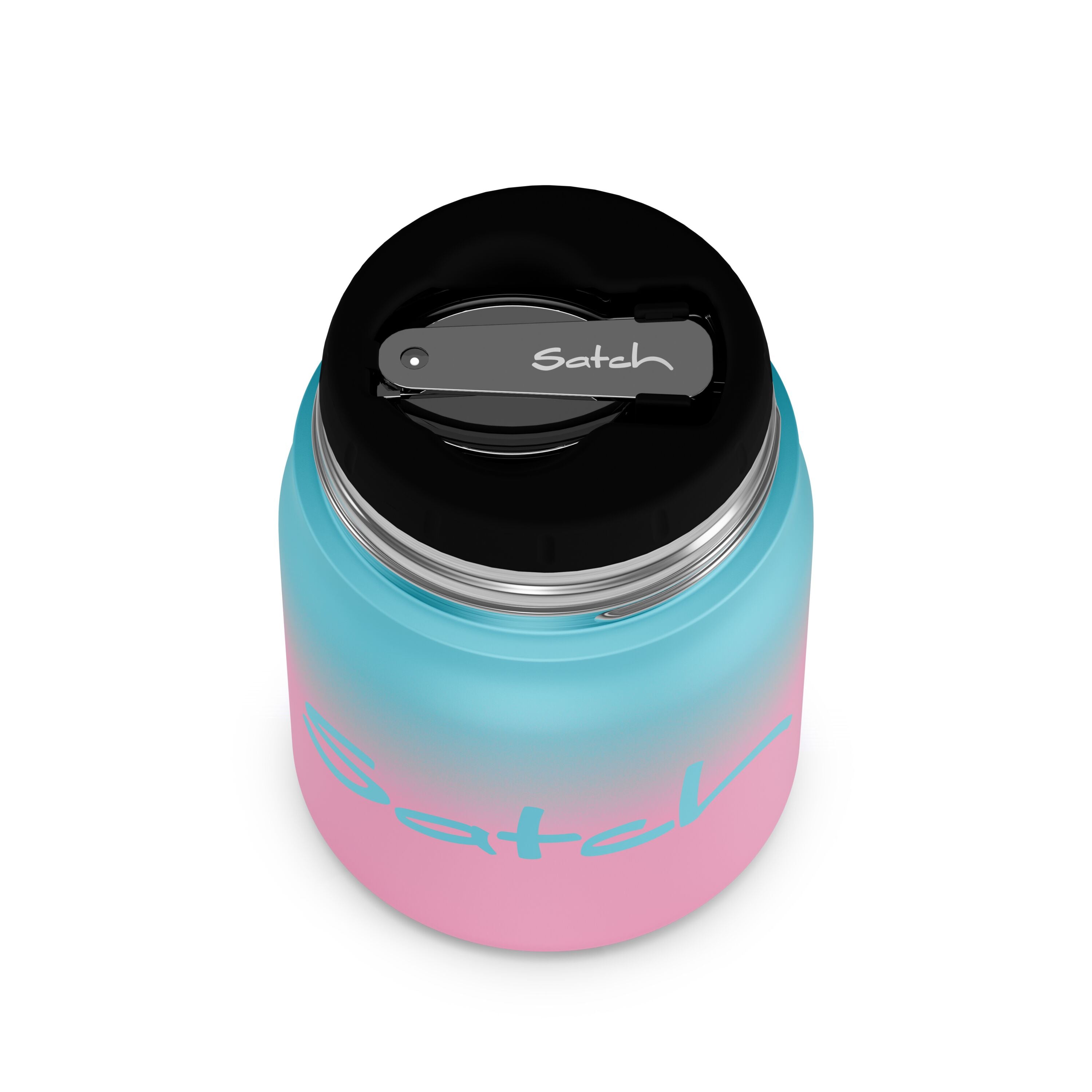 Satch Thermo Lunchbox, Light Blue Graffiti – Produktansicht 5