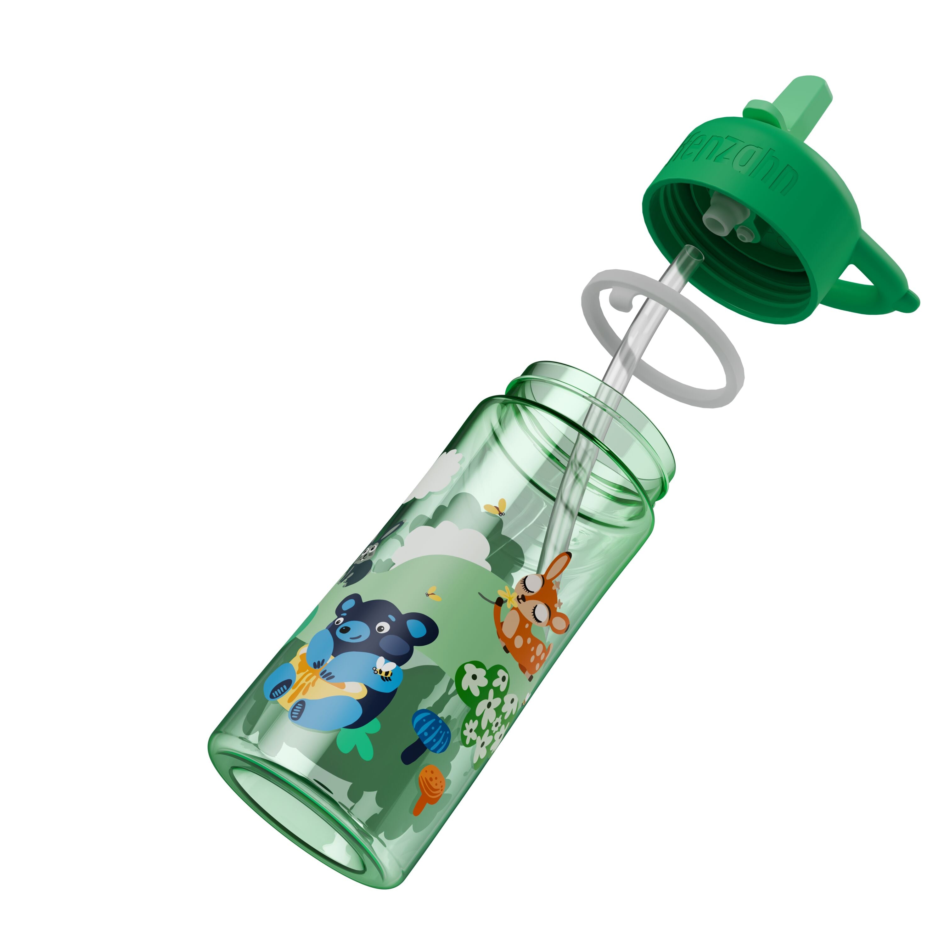 Affenzahn Kunststoff Trinkflasche, Wilde Wiese – Produktansicht 7