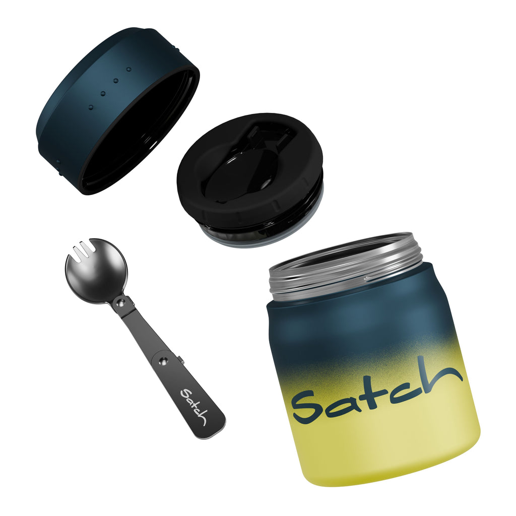 Satch Thermo Lunchbox, Blue Graffiti – Produktansicht 7