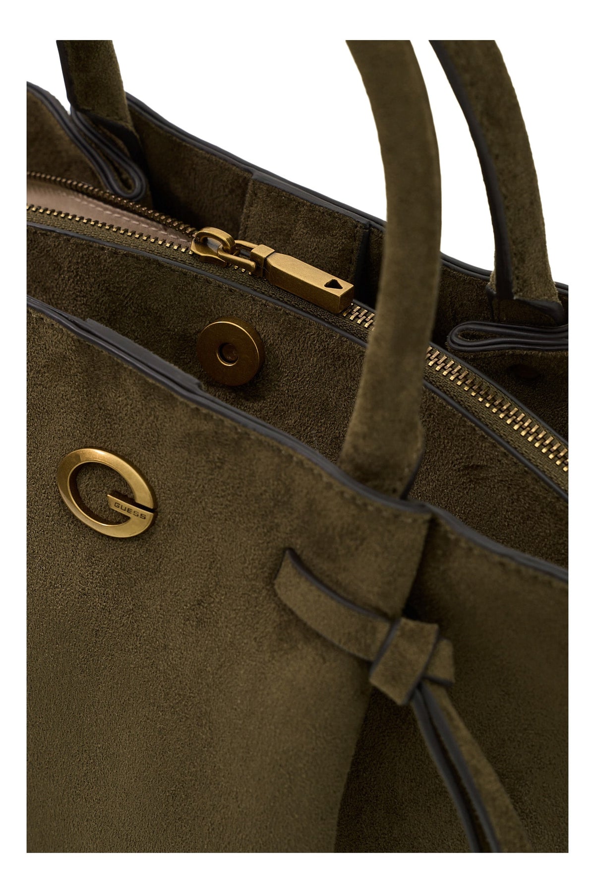GUESS Accessories GUESS Damen-Handtasche Allegra Girlfriend Satchel – Olive OLIVE · Bild 4