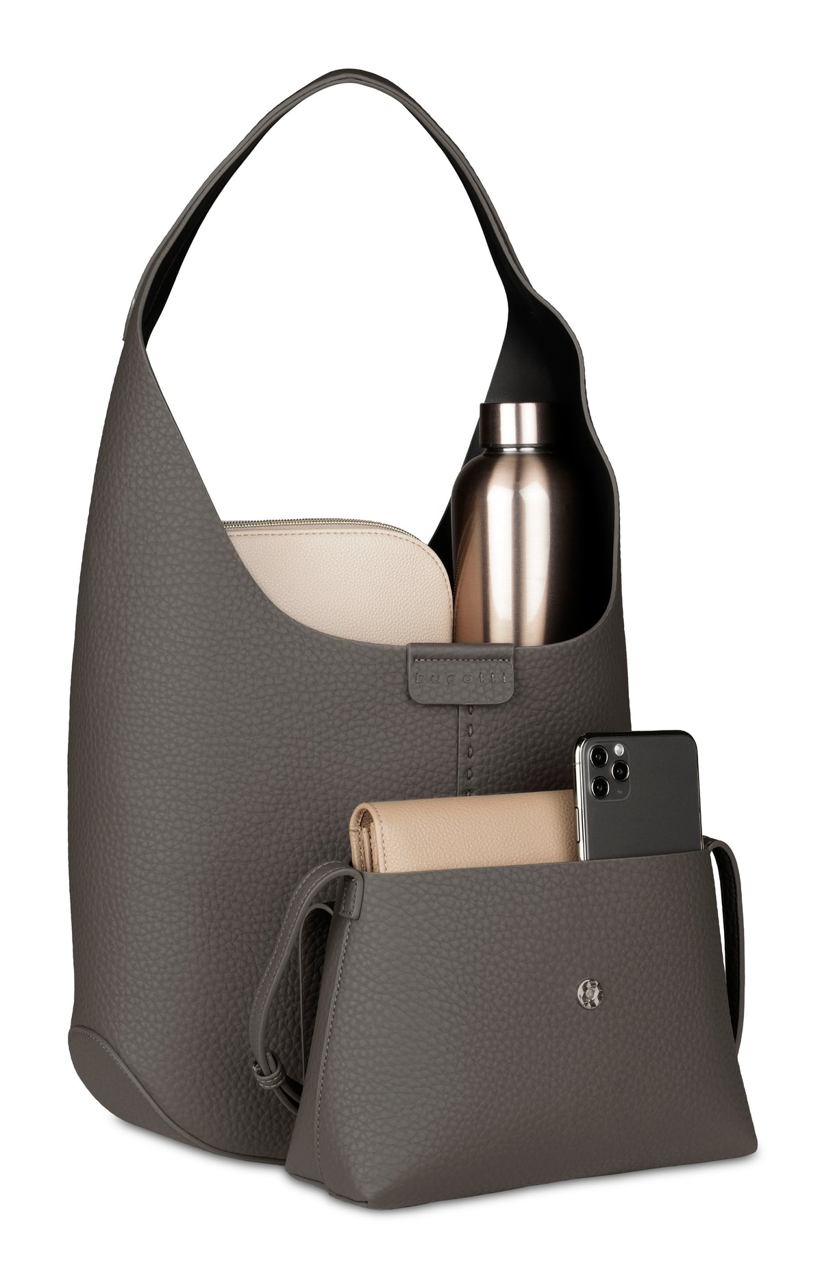 Bugatti Bags Bugatti Bags Enna Hobo Bag – Grau Grau · Bild 5