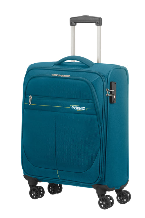 American Tourister DEEP DIVE 4w Trolley S, Teal/Lime