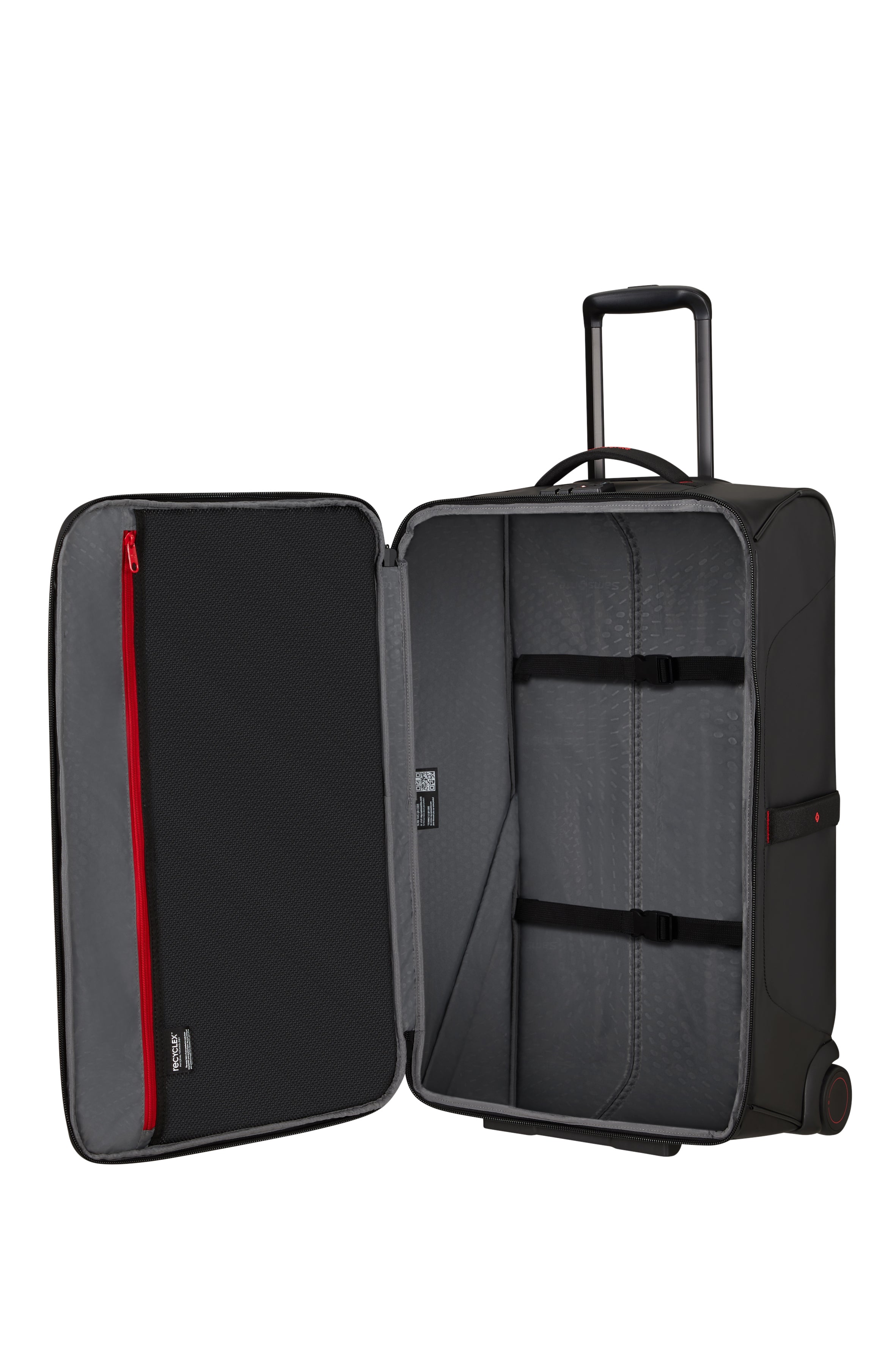 Samsonite ECODIVER Duffle/WH Rollreisetasche M, BLACK