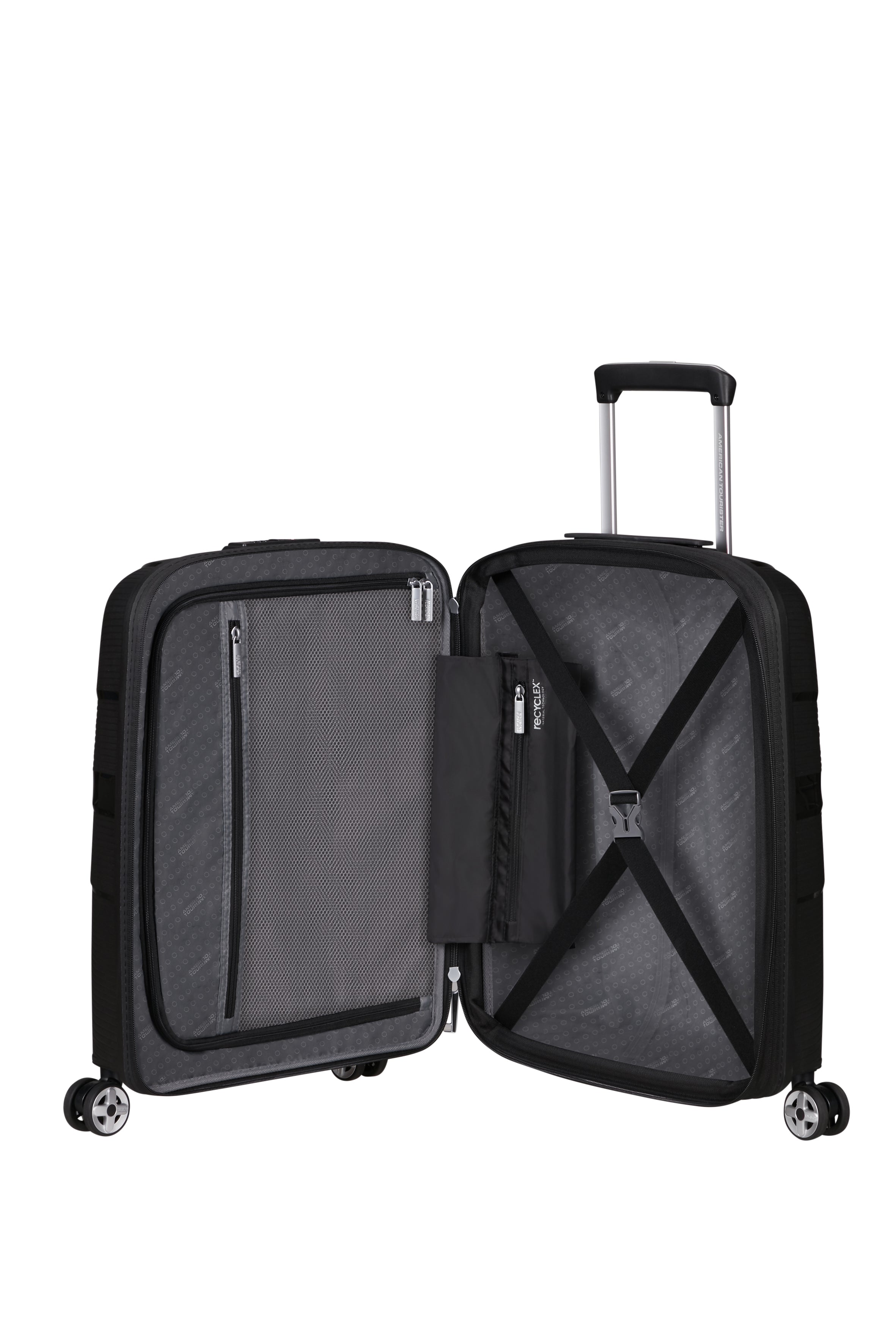 American Tourister STARVIBE 4w Trolley S erw., BLACK