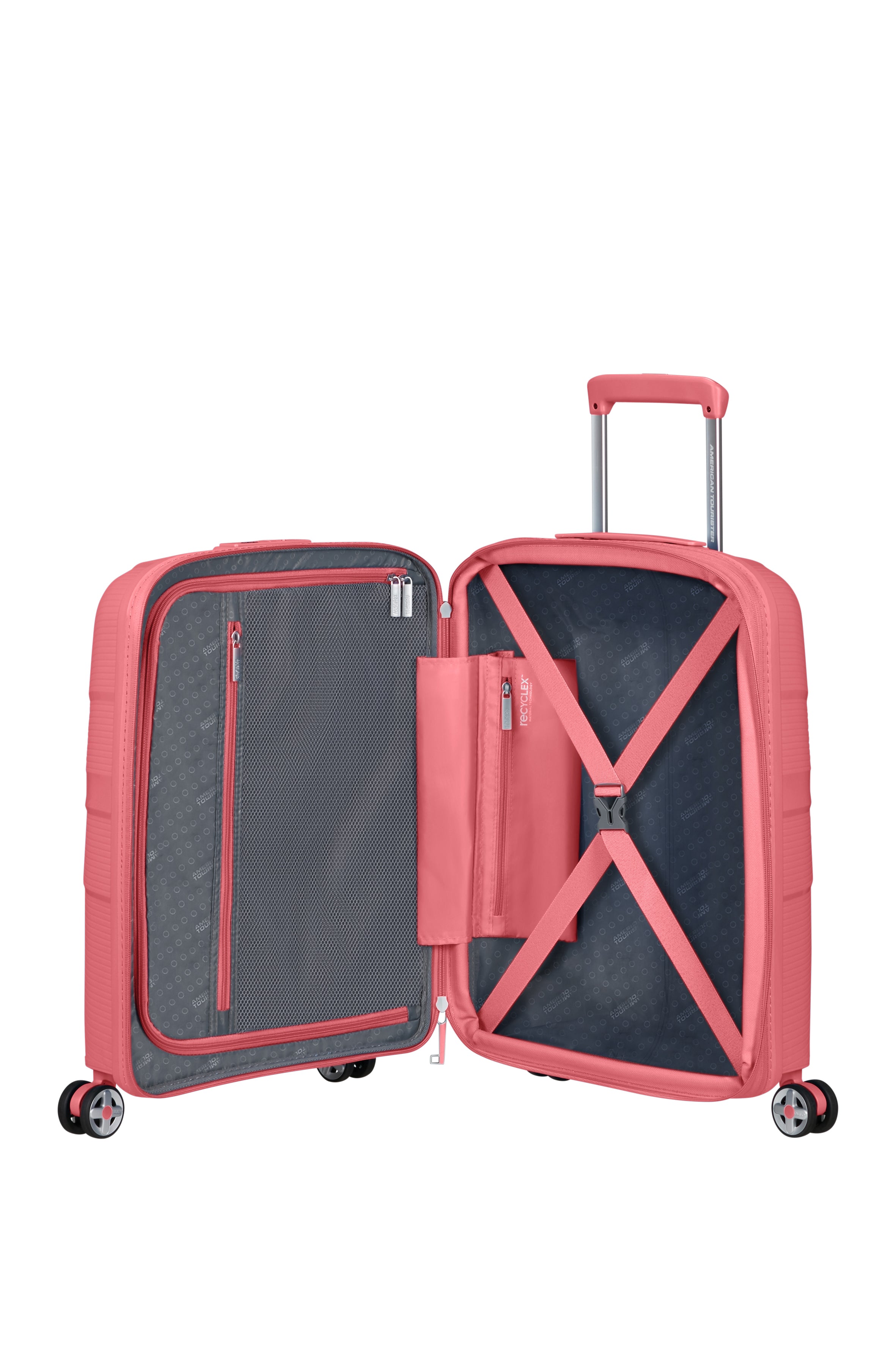 American Tourister STARVIBE 4w Trolley S erw., Sun Kissed Coral