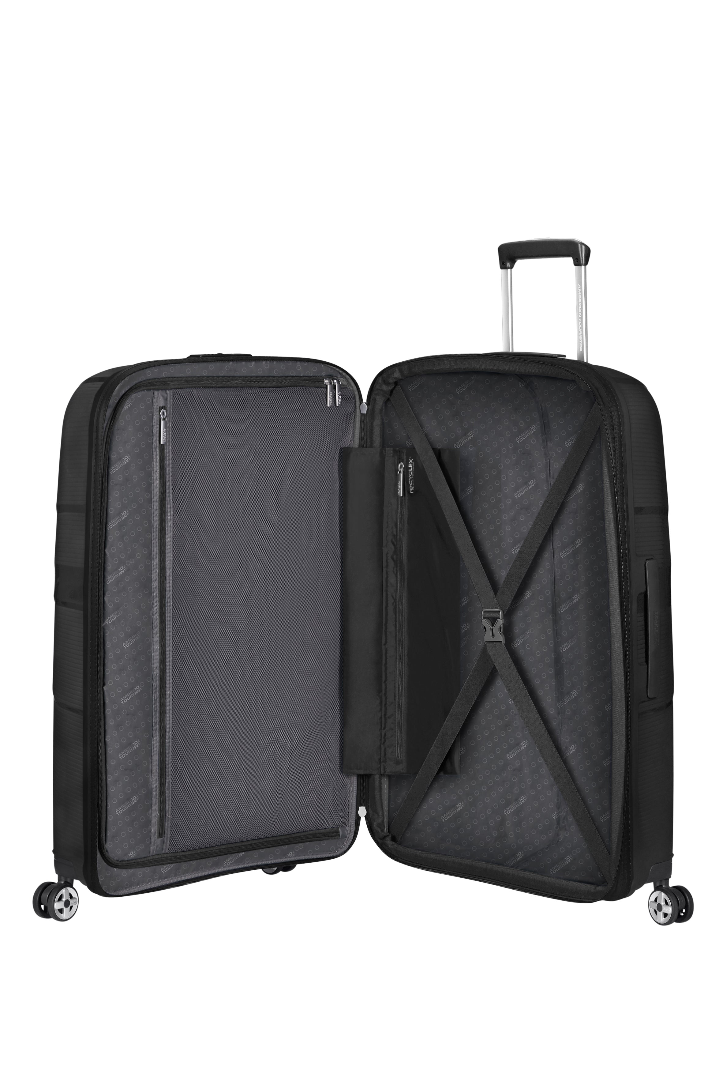 American Tourister STARVIBE 4w Trolley L erw., BLACK