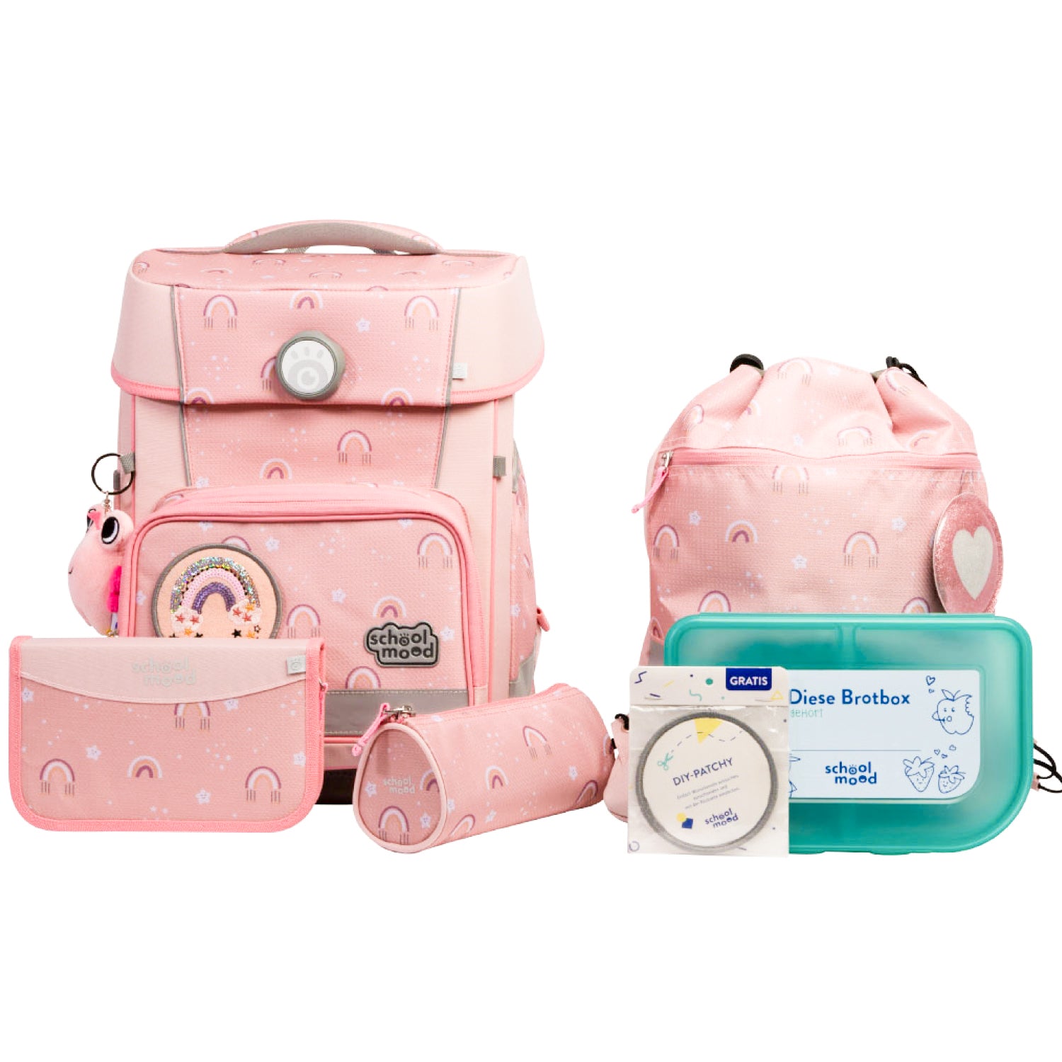 School-Mood Schulranzen-Set Champion Pro, Rainbow