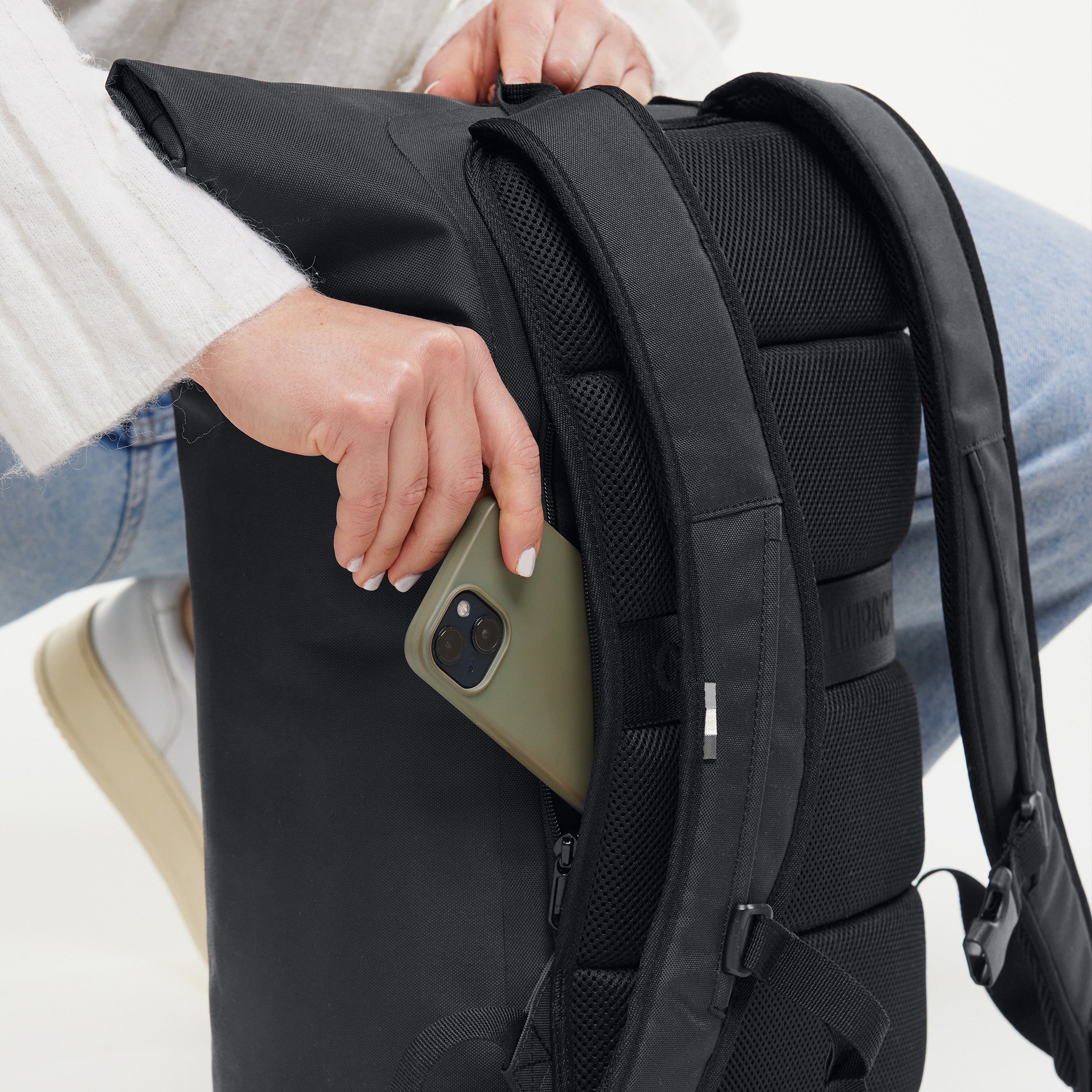 Got Bag Rolltop Lite 2.0, Monochrome Black