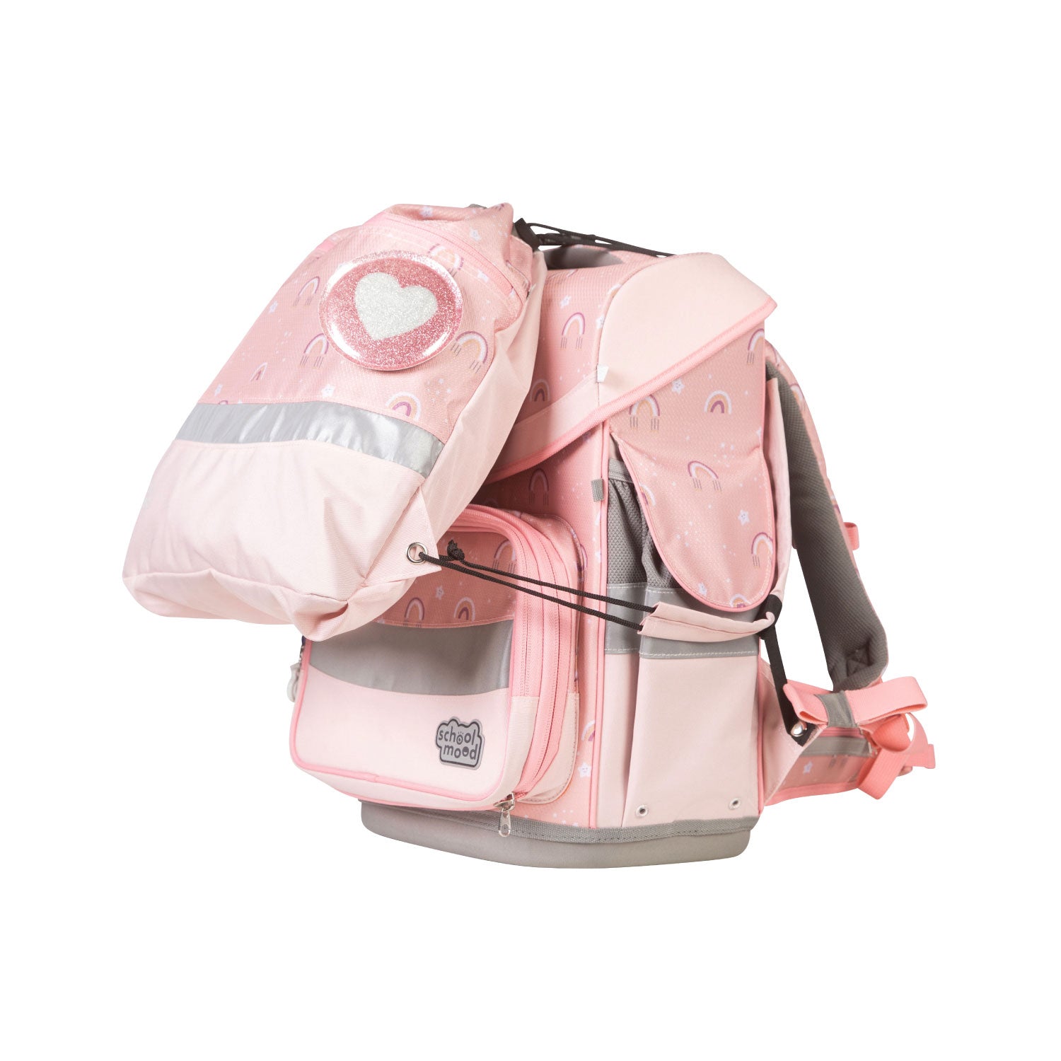 School-Mood Schulranzen-Set Timeless Pro, Rainbow