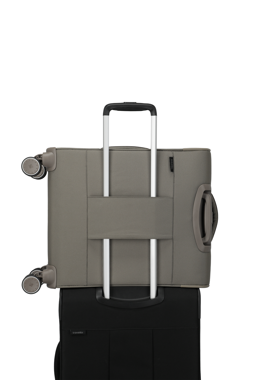 Travelite VOYAAGE 4w Trolley S, Taupe – Produktansicht 8