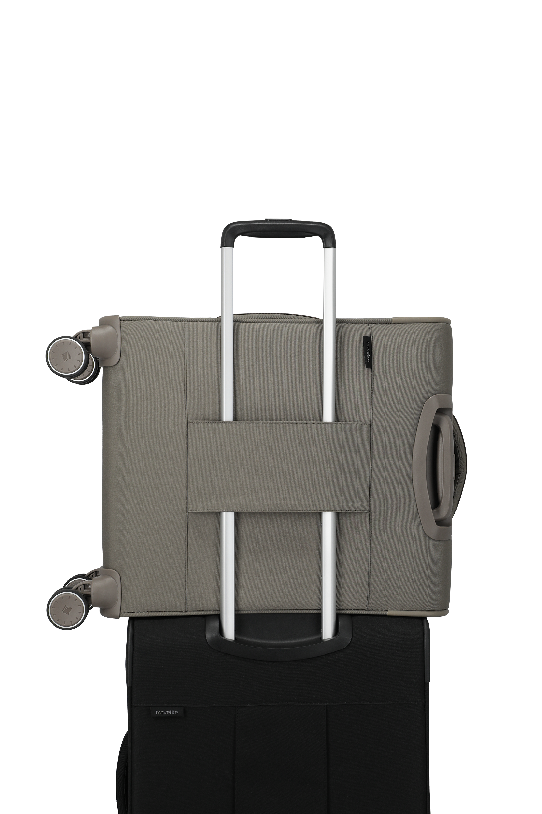Travelite VOYAAGE 4w Trolley S, Taupe – Produktansicht 8