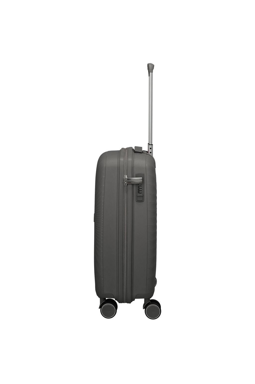 Travelite VOYAAGE 4w Trolley S, Anthrazit – Seitenansicht