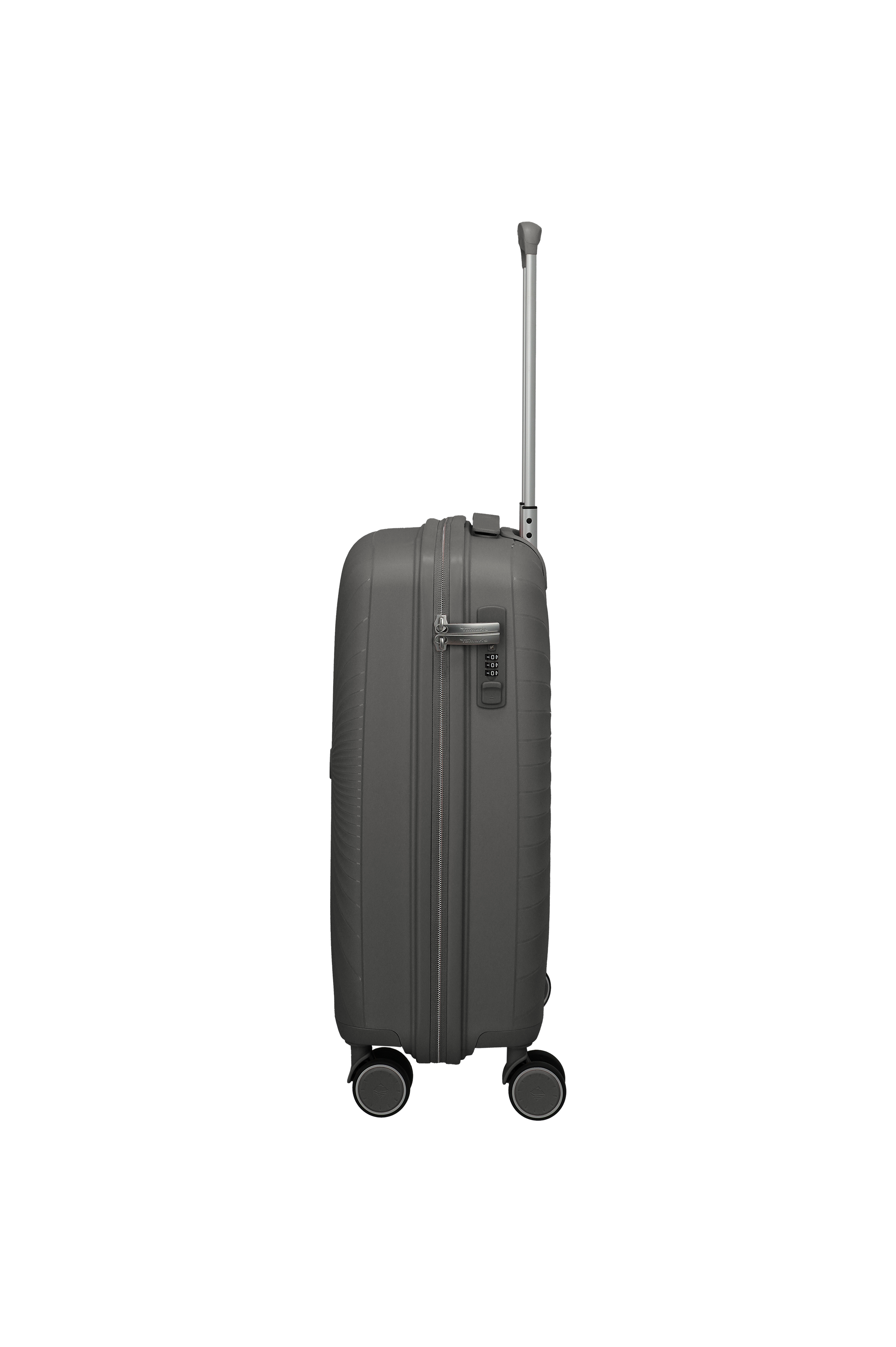 Travelite VOYAAGE 4w Trolley S, Anthrazit – Seitenansicht
