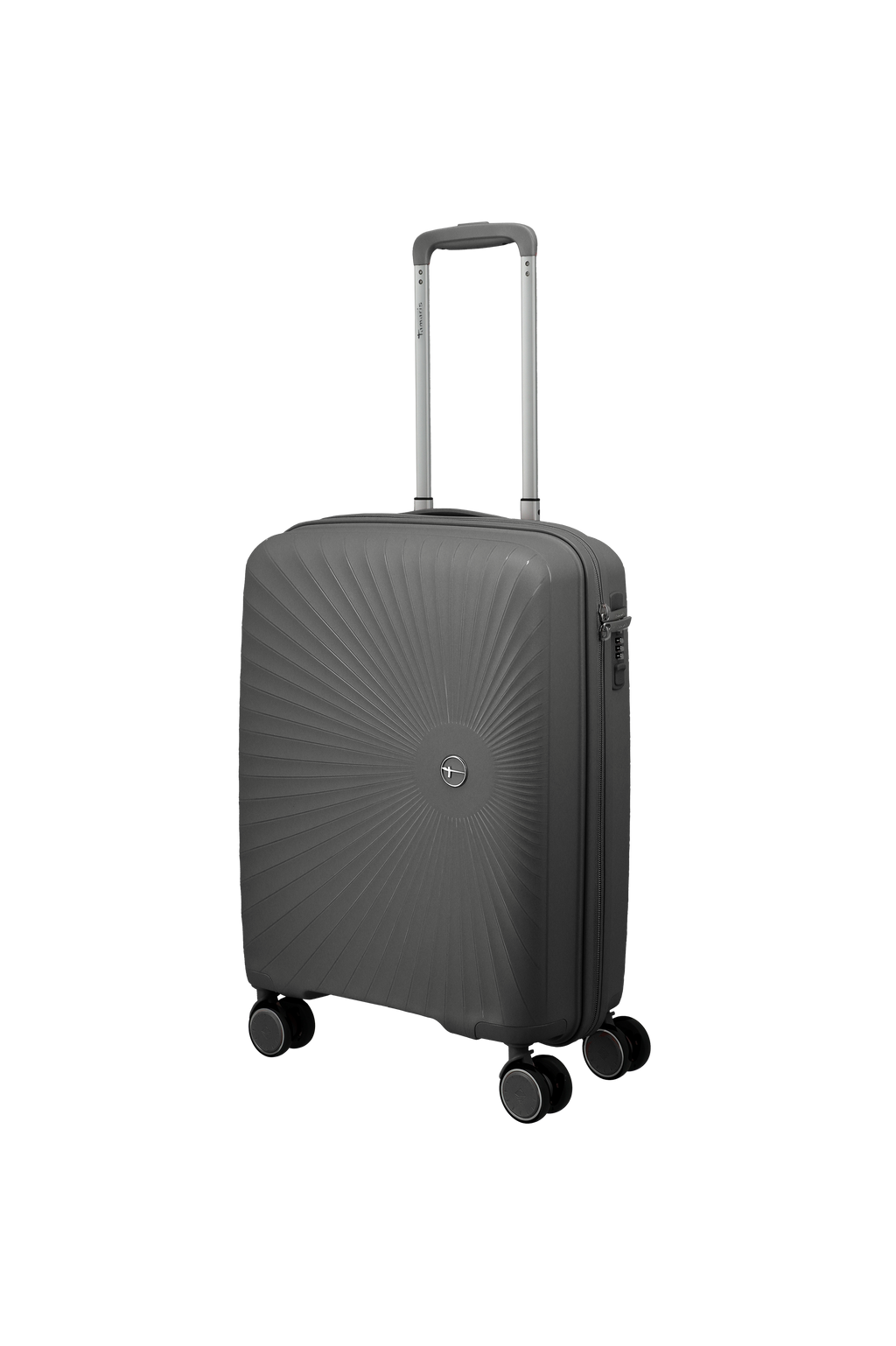 Travelite VOYAAGE 4w Trolley S, Anthrazit – Schrägansicht
