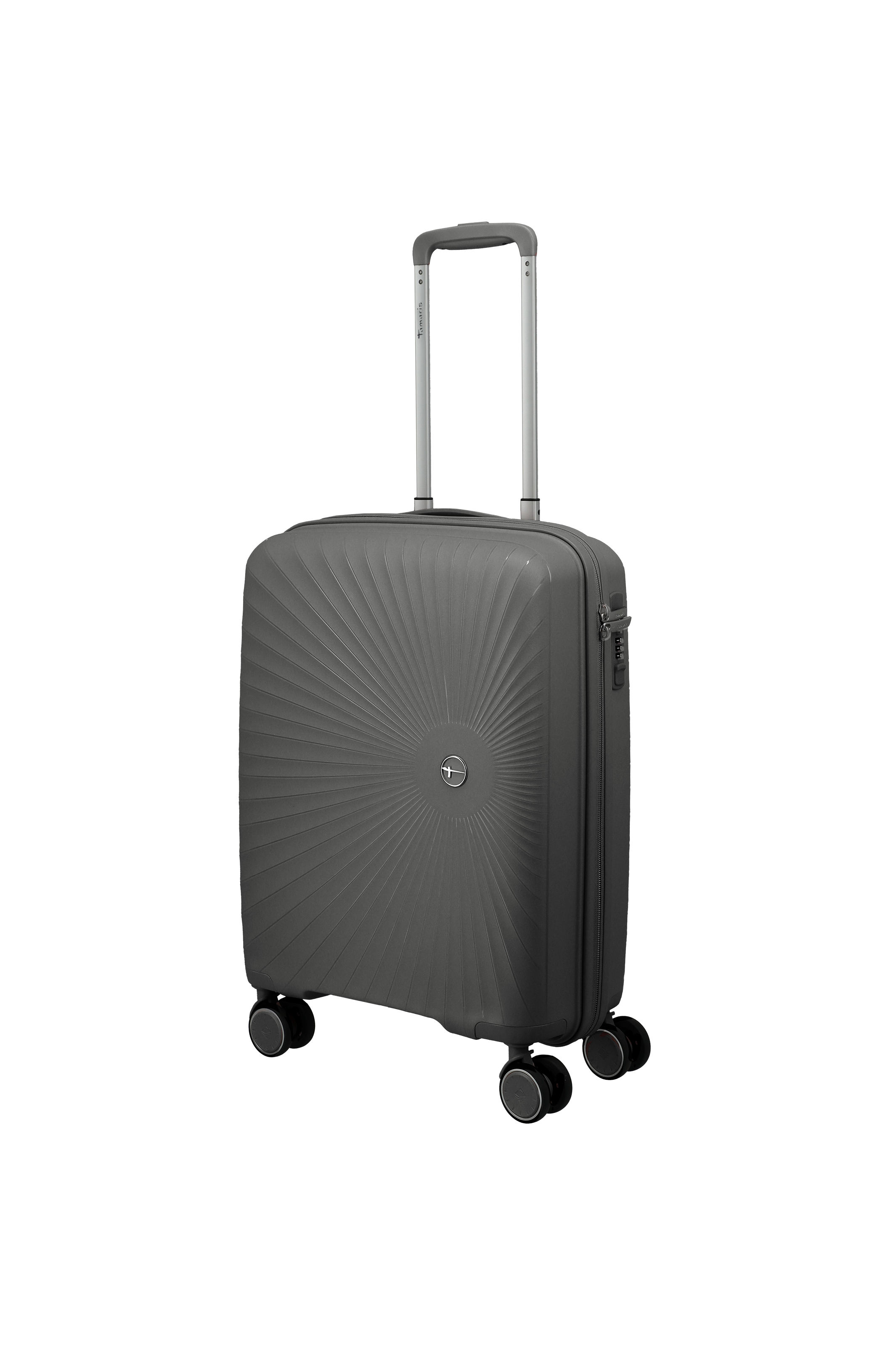 Travelite VOYAAGE 4w Trolley S, Anthrazit – Schrägansicht