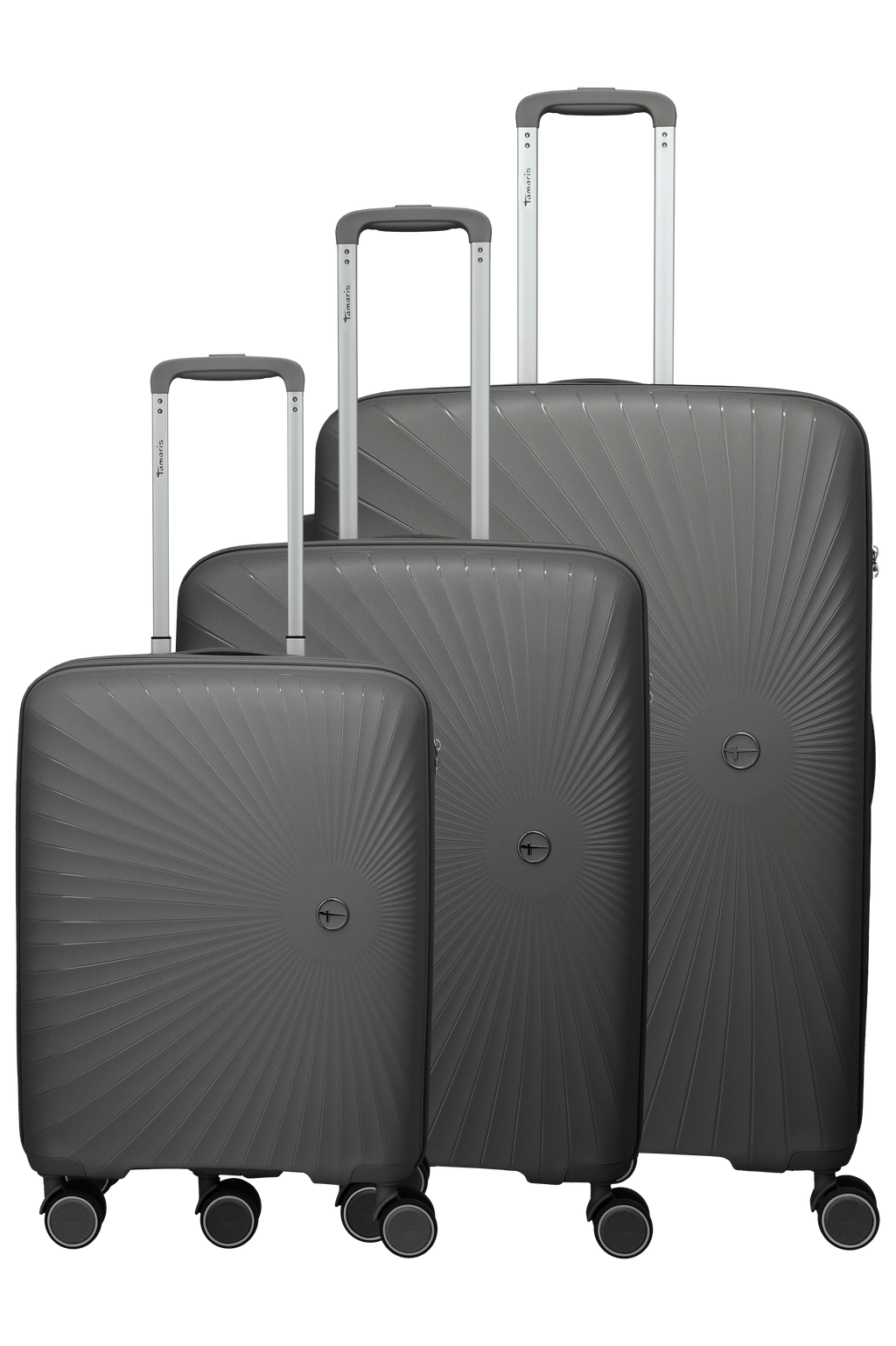 Travelite VOYAAGE 3-tlg. Koffer-Set S/M/L, Anthrazit – Koffer S, M und L