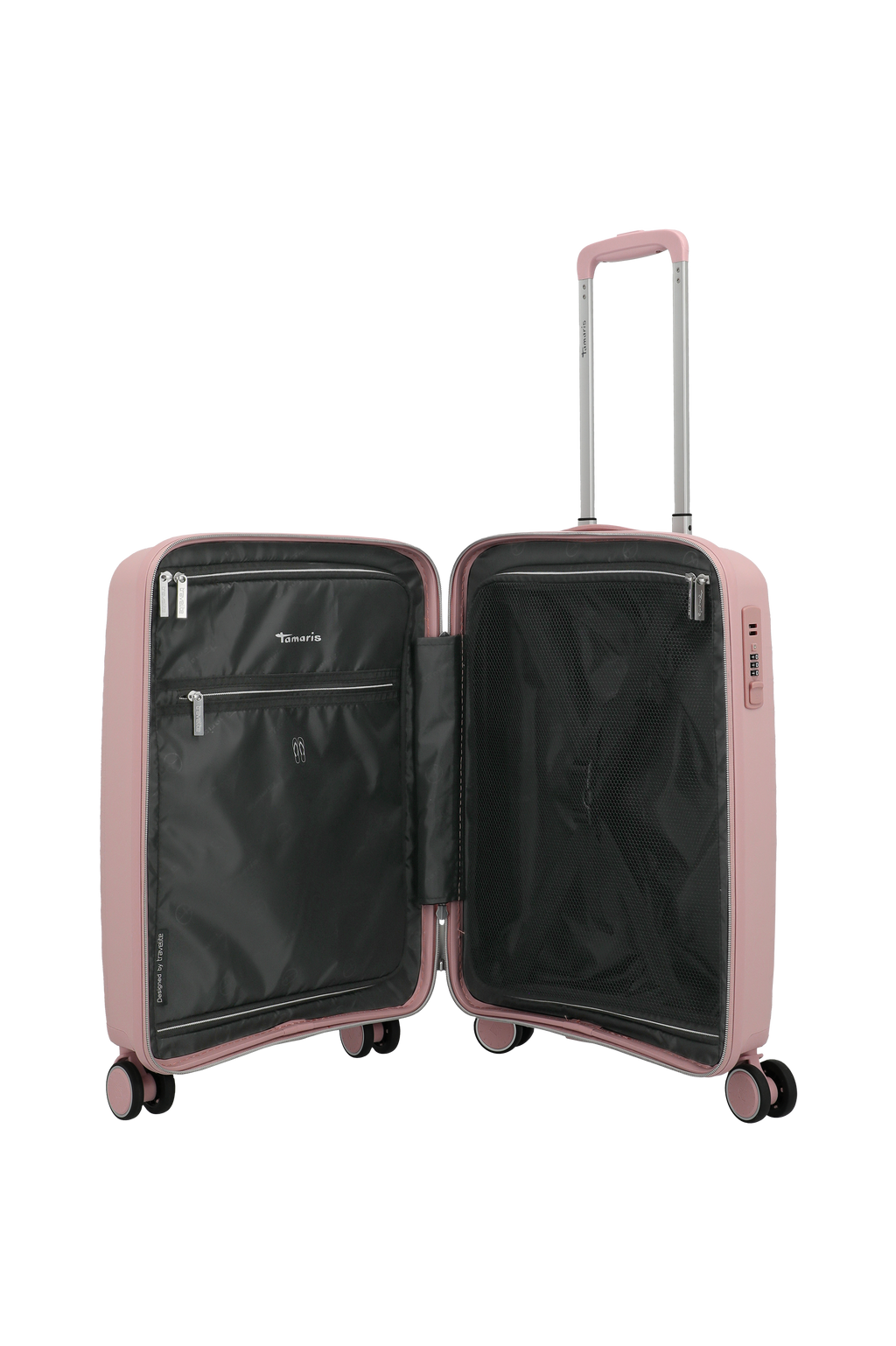Travelite VOYAAGE 3-tlg. Koffer-Set S/M/L, Blush – Innenansicht Koffer S