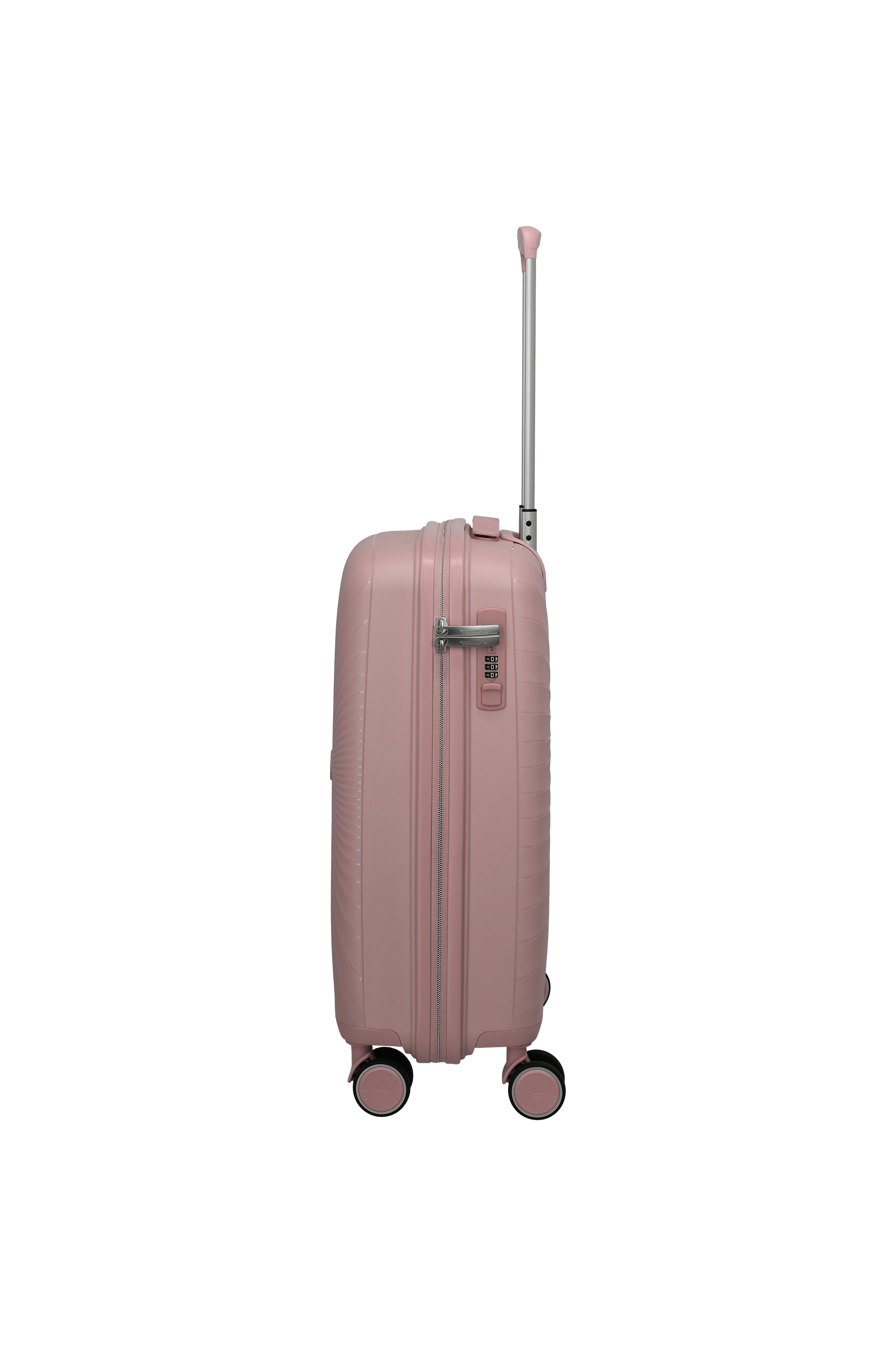 Travelite VOYAAGE 4w Trolley S, Blush – Seitenansicht