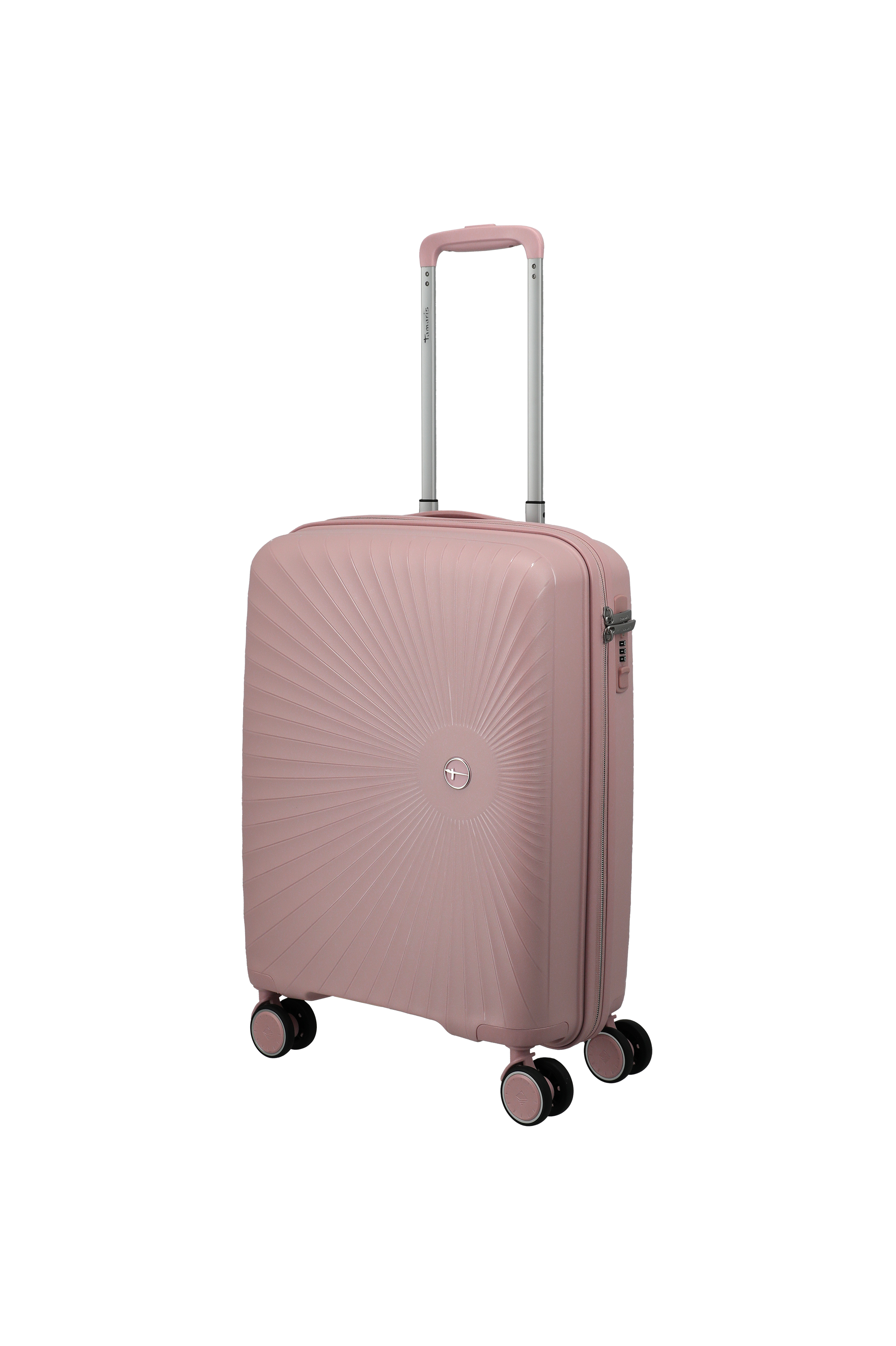 Travelite VOYAAGE 4w Trolley S, Blush – Schrägansicht